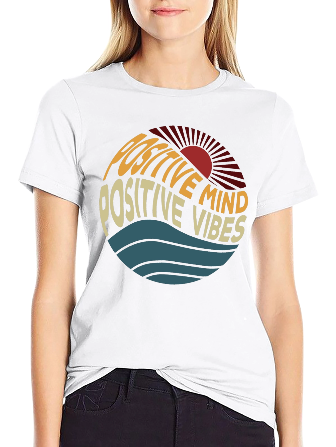 Positive Mind Vibes Graphic Tee