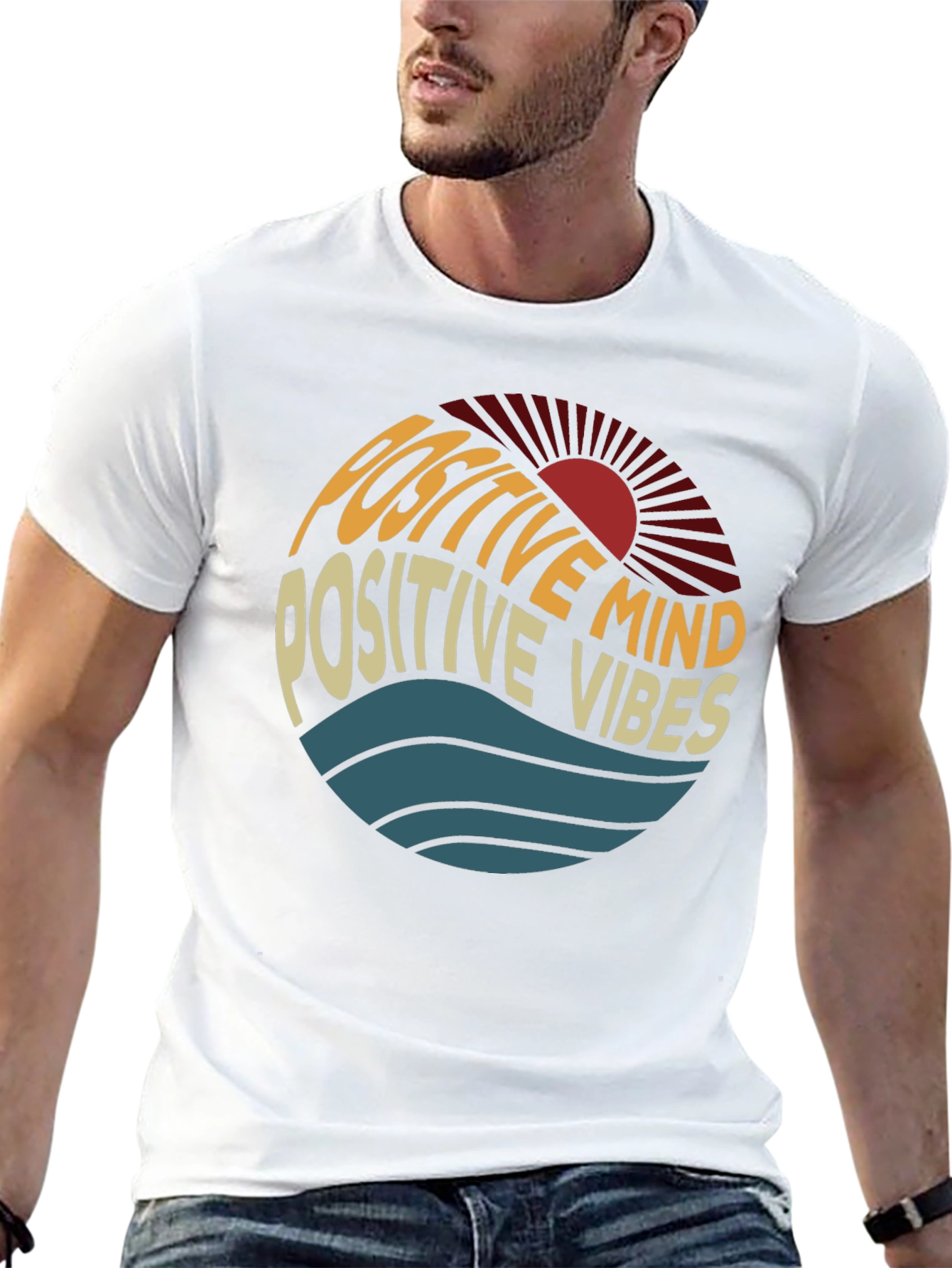 Positive Mind Vibes Graphic Tee