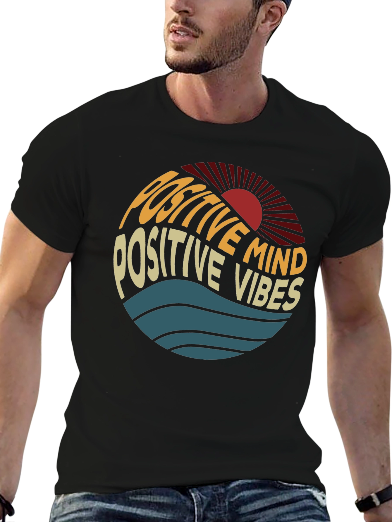 Positive Mind Vibes Graphic Tee
