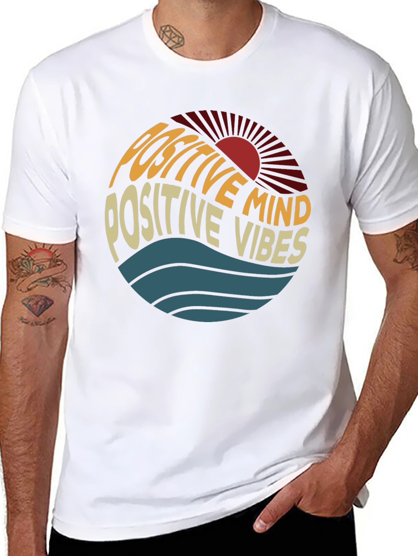 Positive Mind Vibes Graphic Tee