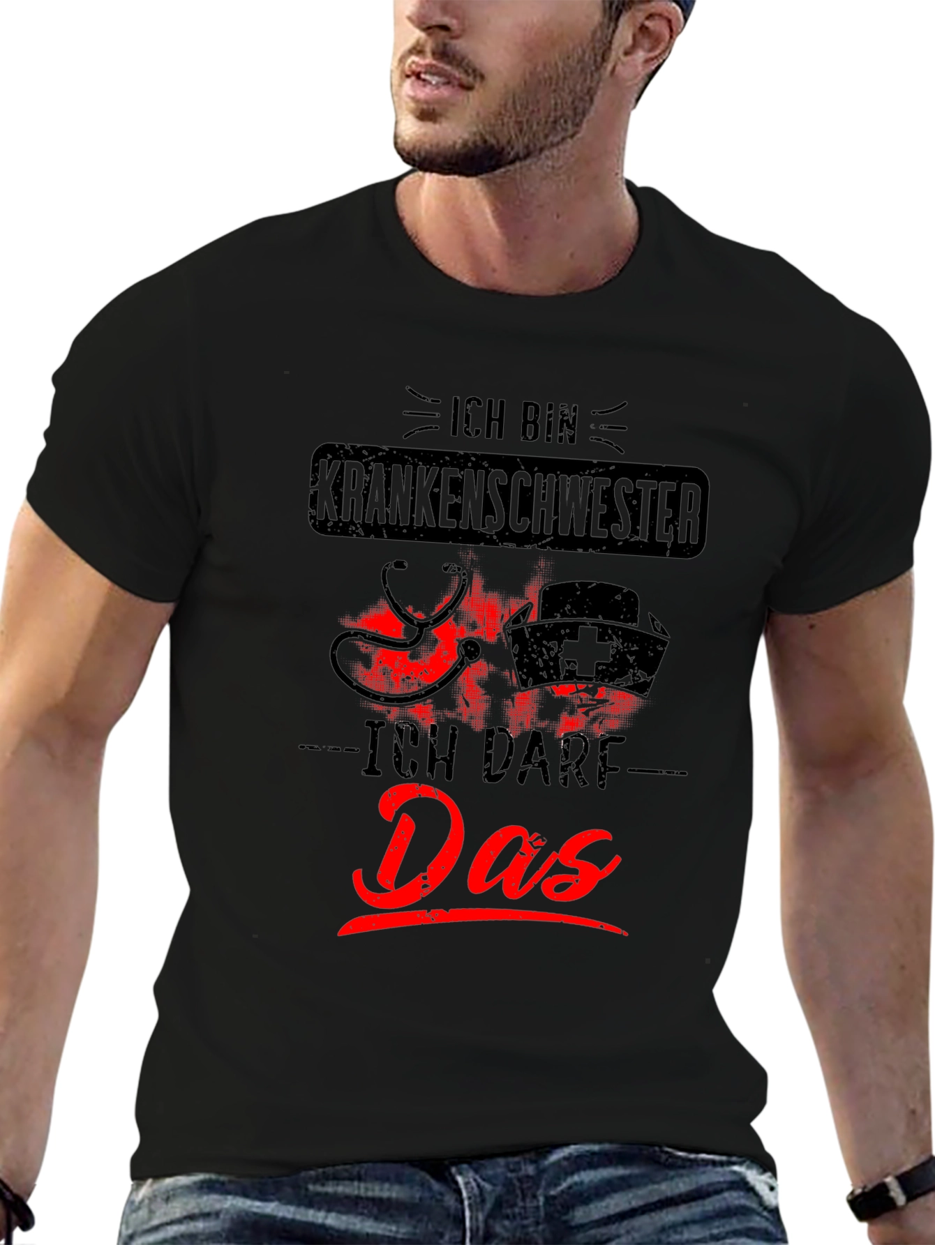 Nurse T-Shirt - Ich Bin Krankenschwester Ich Darf Das
