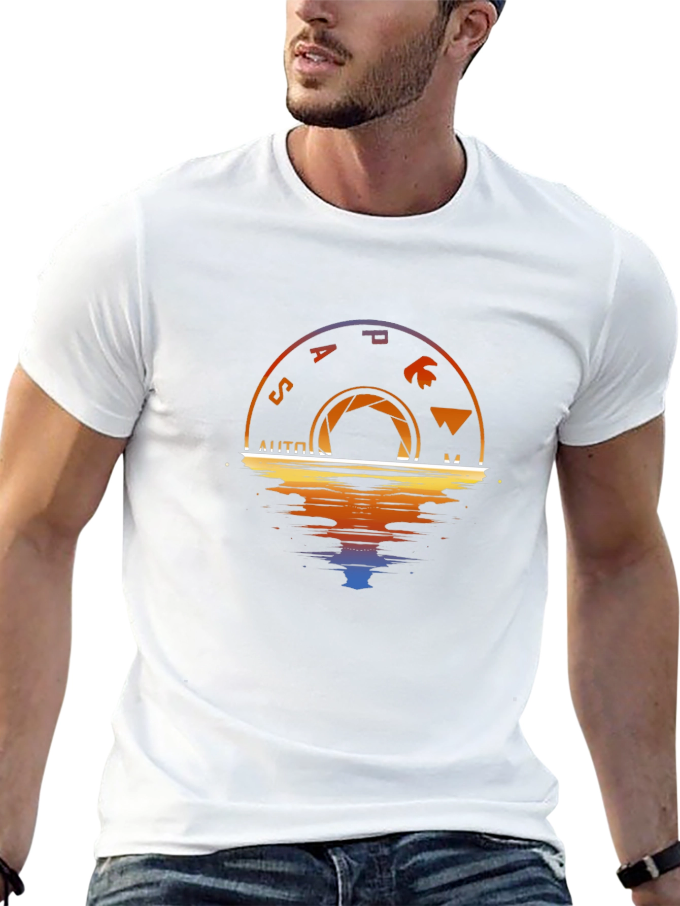 Camera Mode Graphic Tee - Photography Lover Shirt