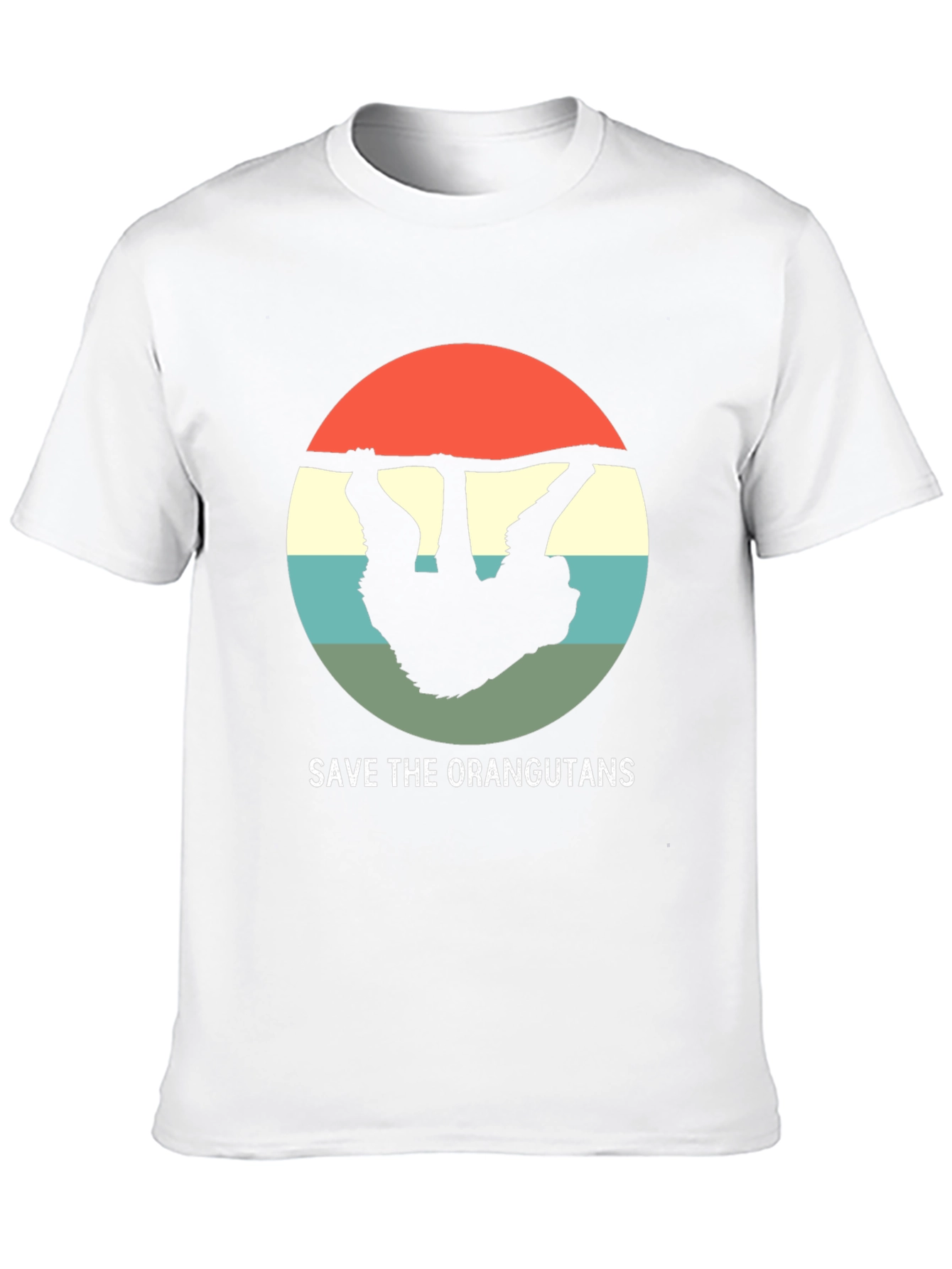 Save the Orangutans T-Shirt - Retro Design