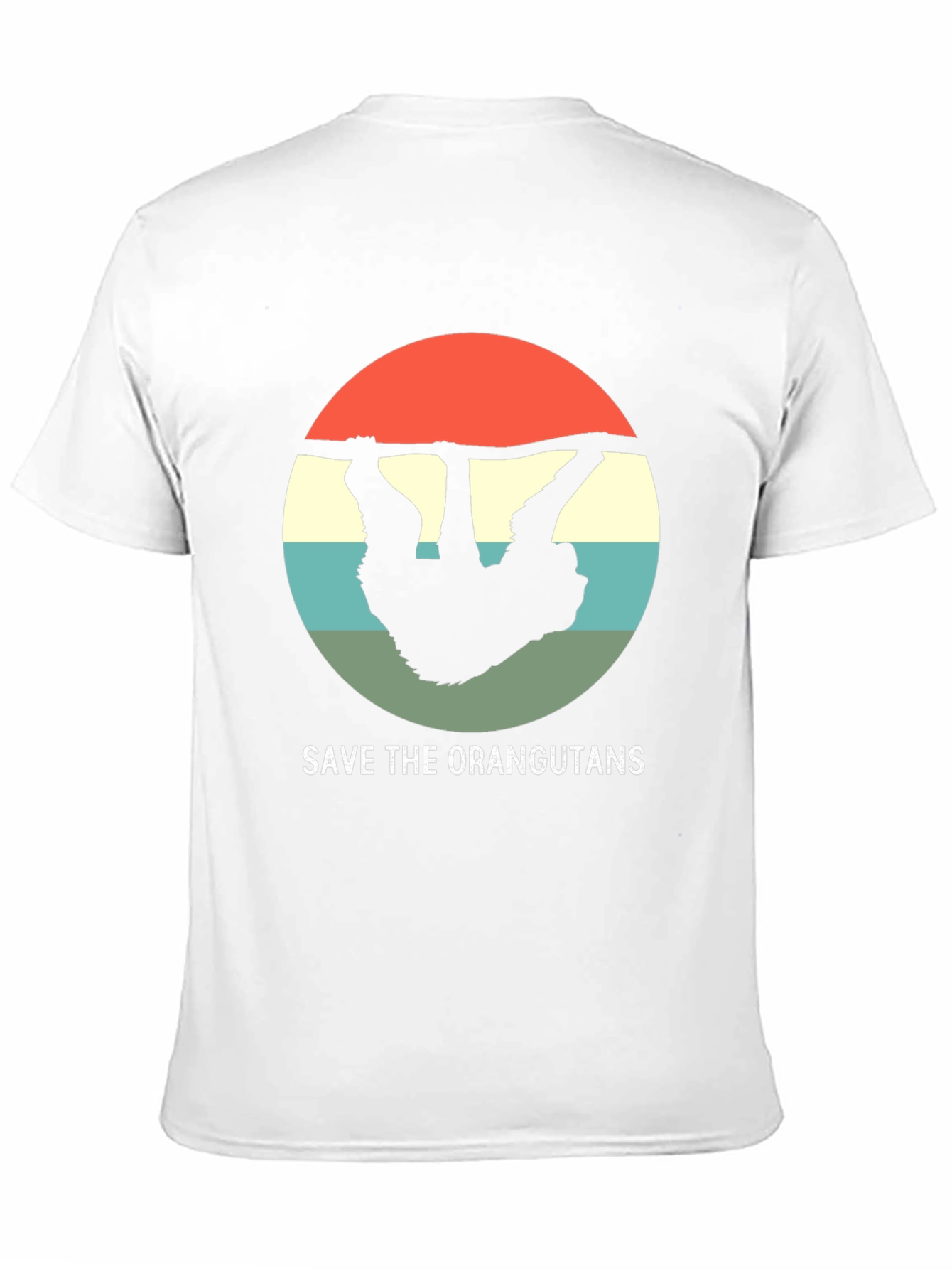 Save the Orangutans T-Shirt - Retro Design