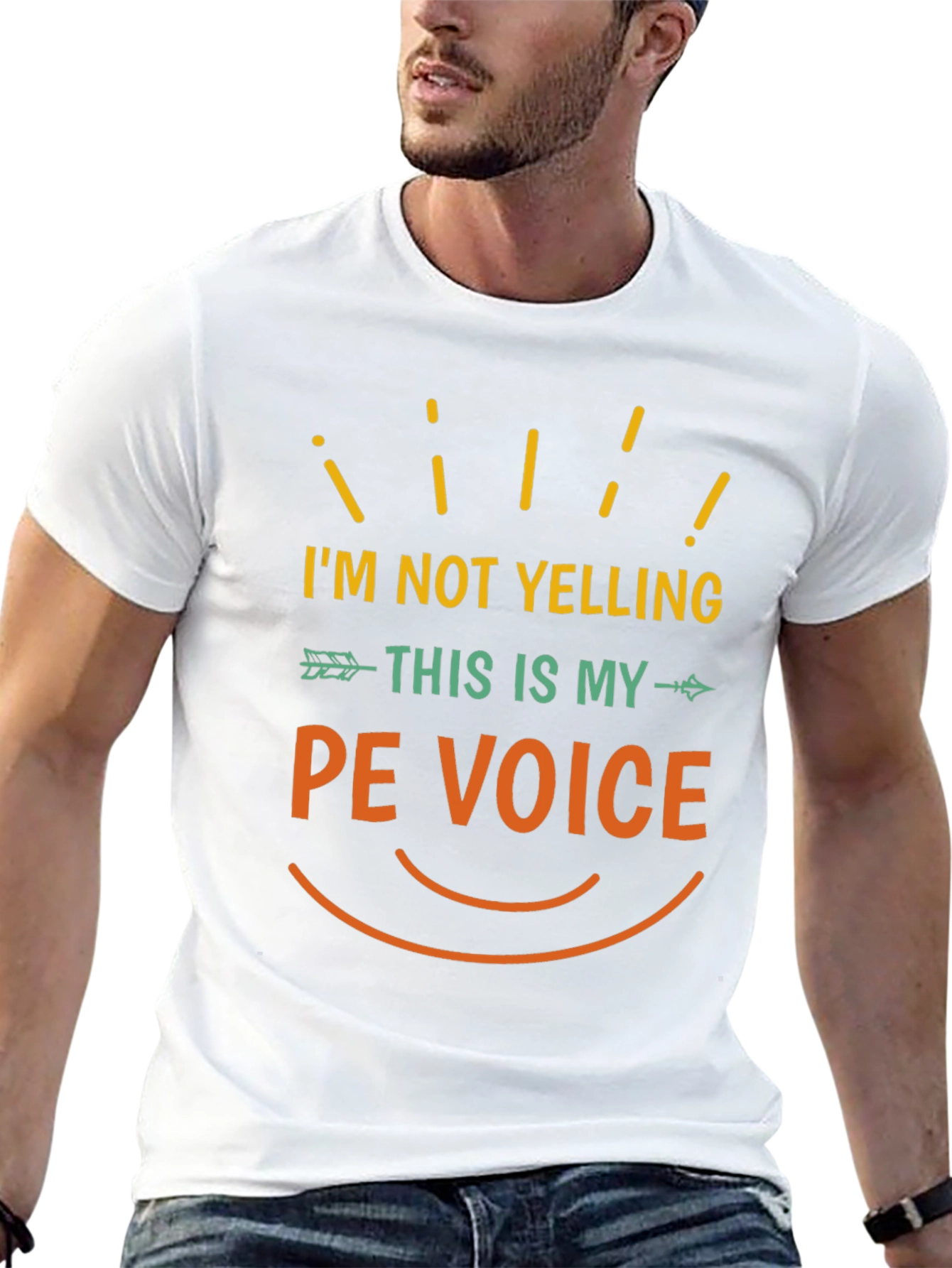 Im Not Yelling This Is My PE Voice T-Shirt