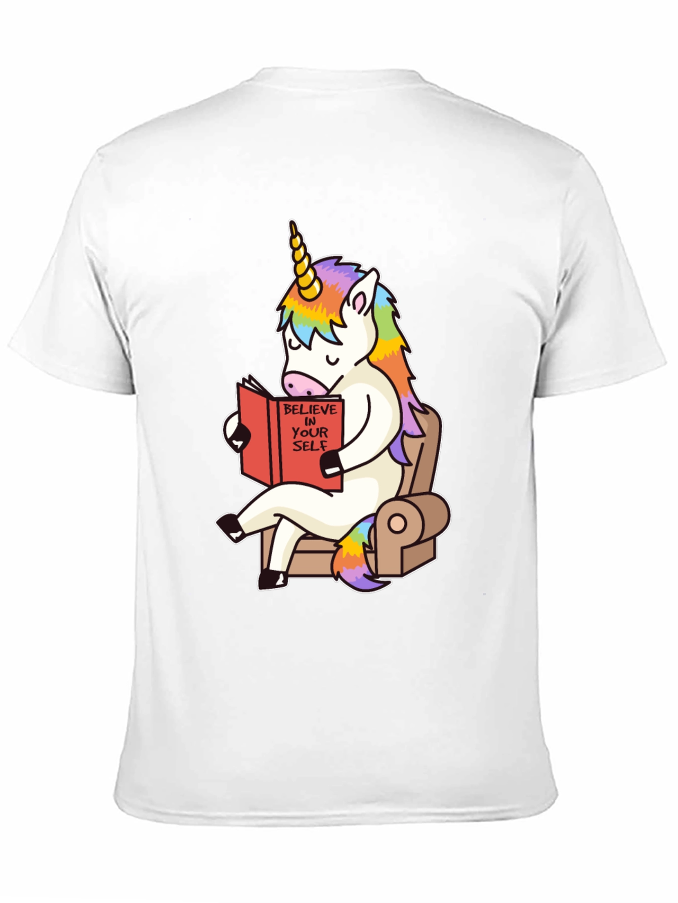 Unicorn Reading Book Graphic Tee
