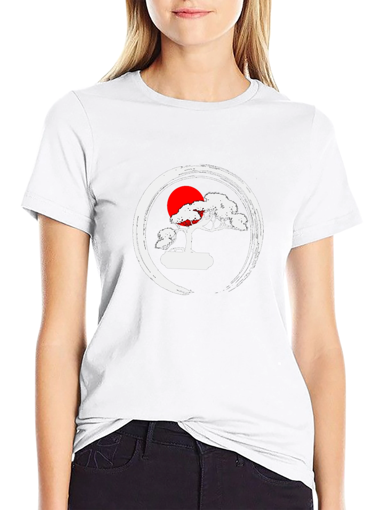 Bonsai Tree Graphic Tee - Zen Style