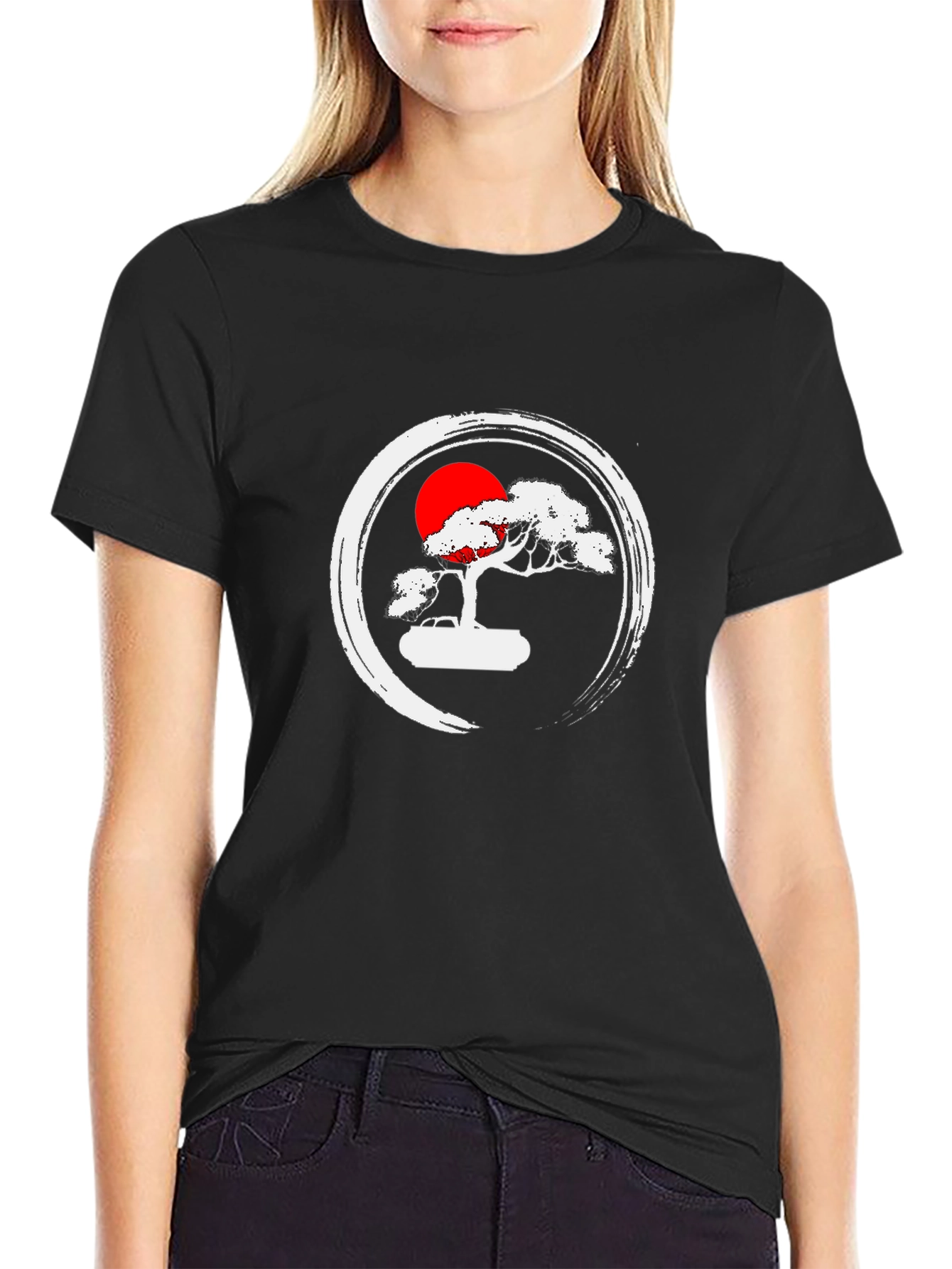 Bonsai Tree Graphic Tee - Zen Style
