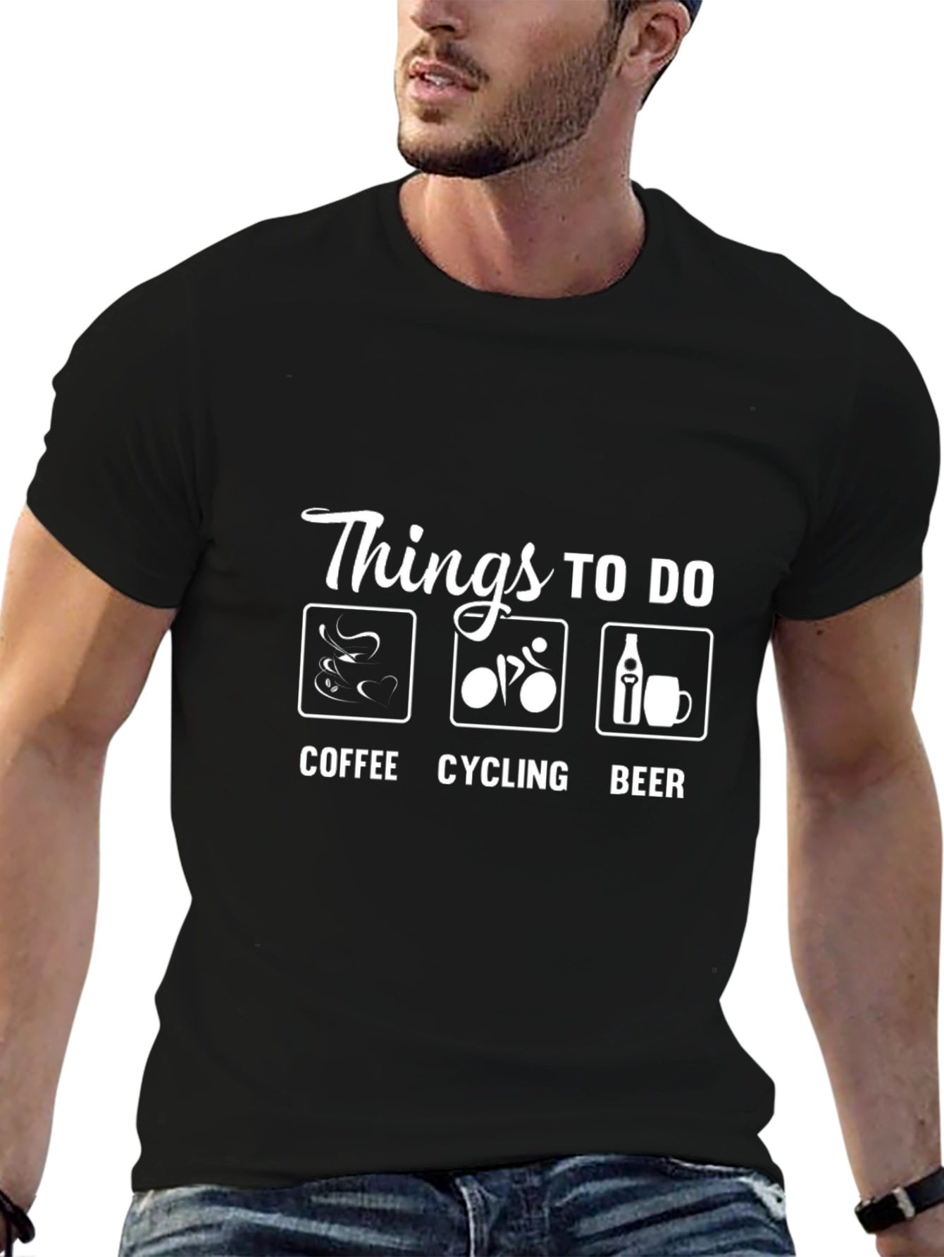 Coffee Cycling Beer T-Shirt