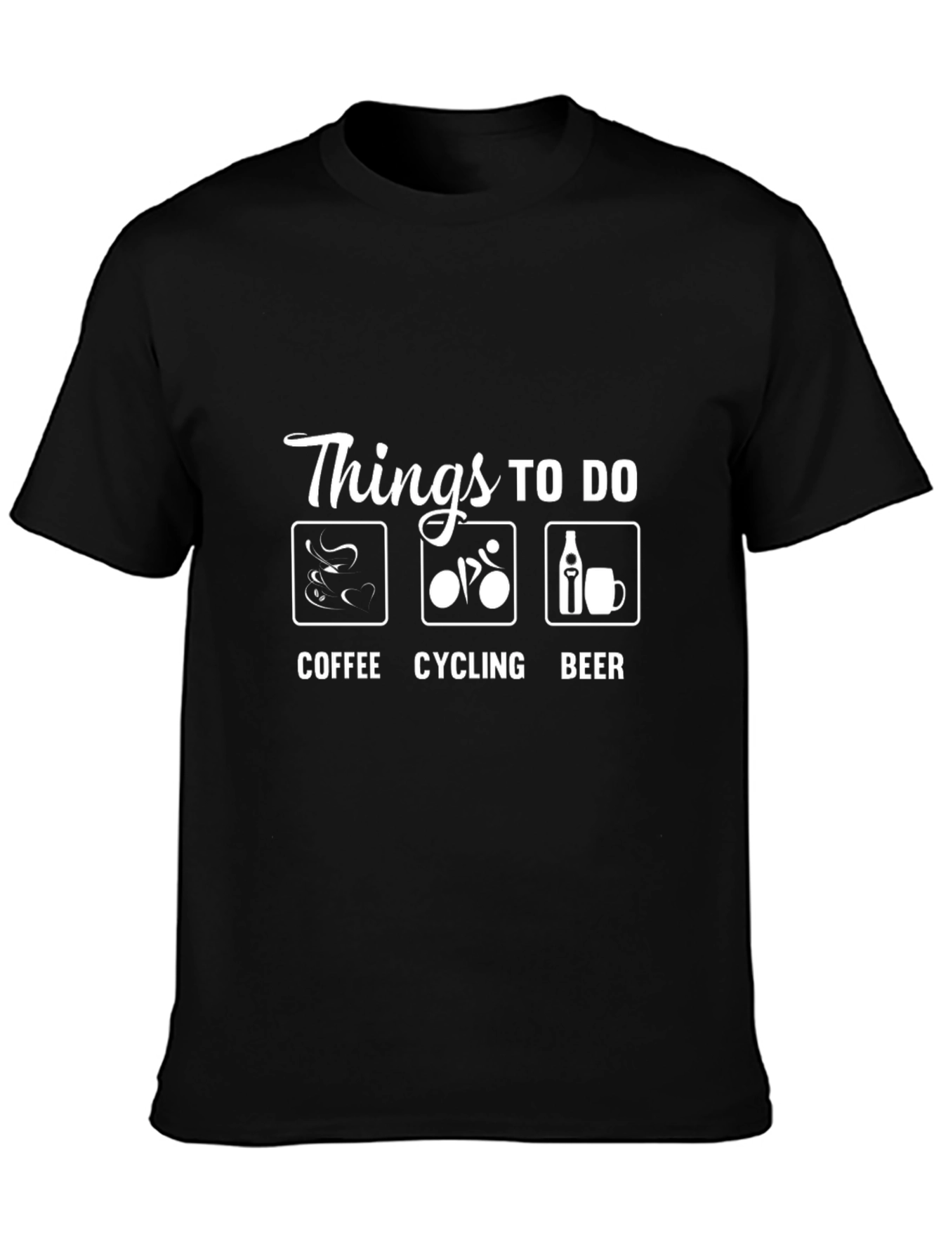 Coffee Cycling Beer T-Shirt