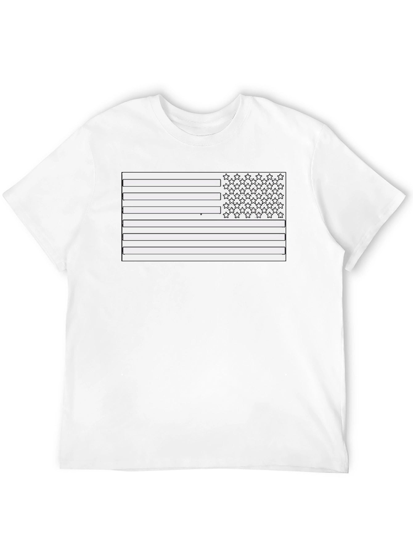 American Flag Graphic Tee