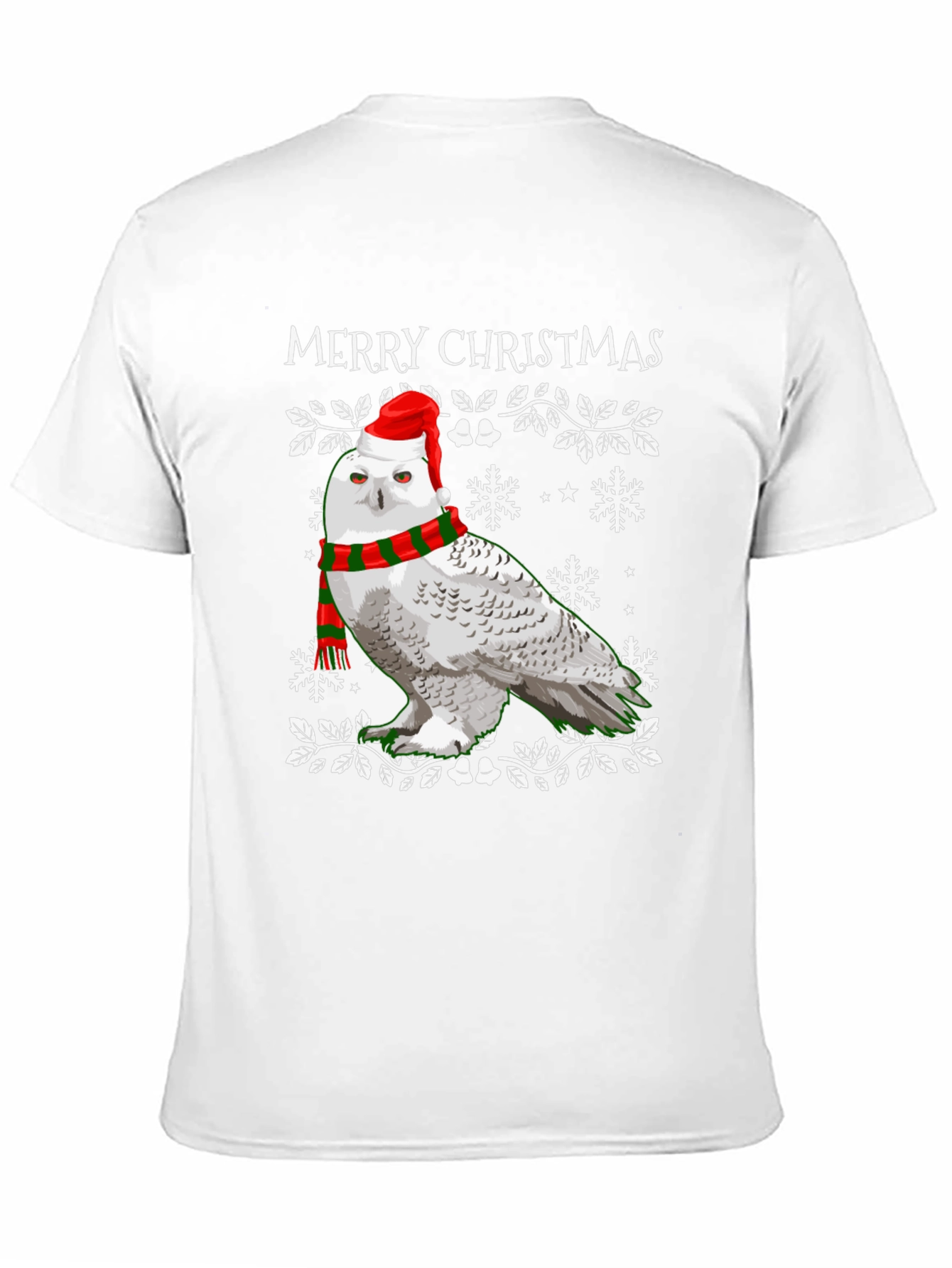 Christmas Owl T-Shirt - Holiday Festive Wear