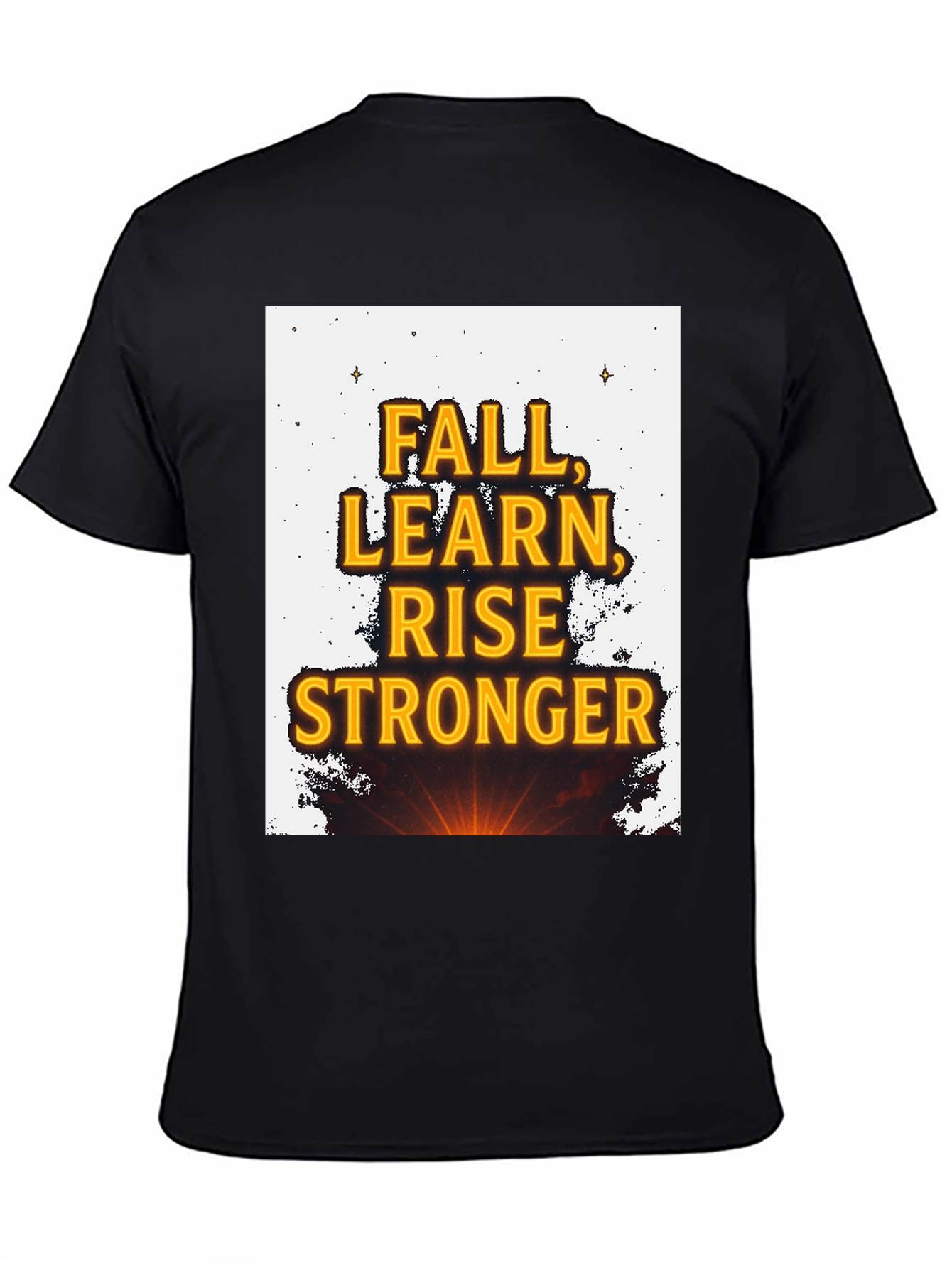 Motivational Fall Learn Rise Stronger T-Shirt