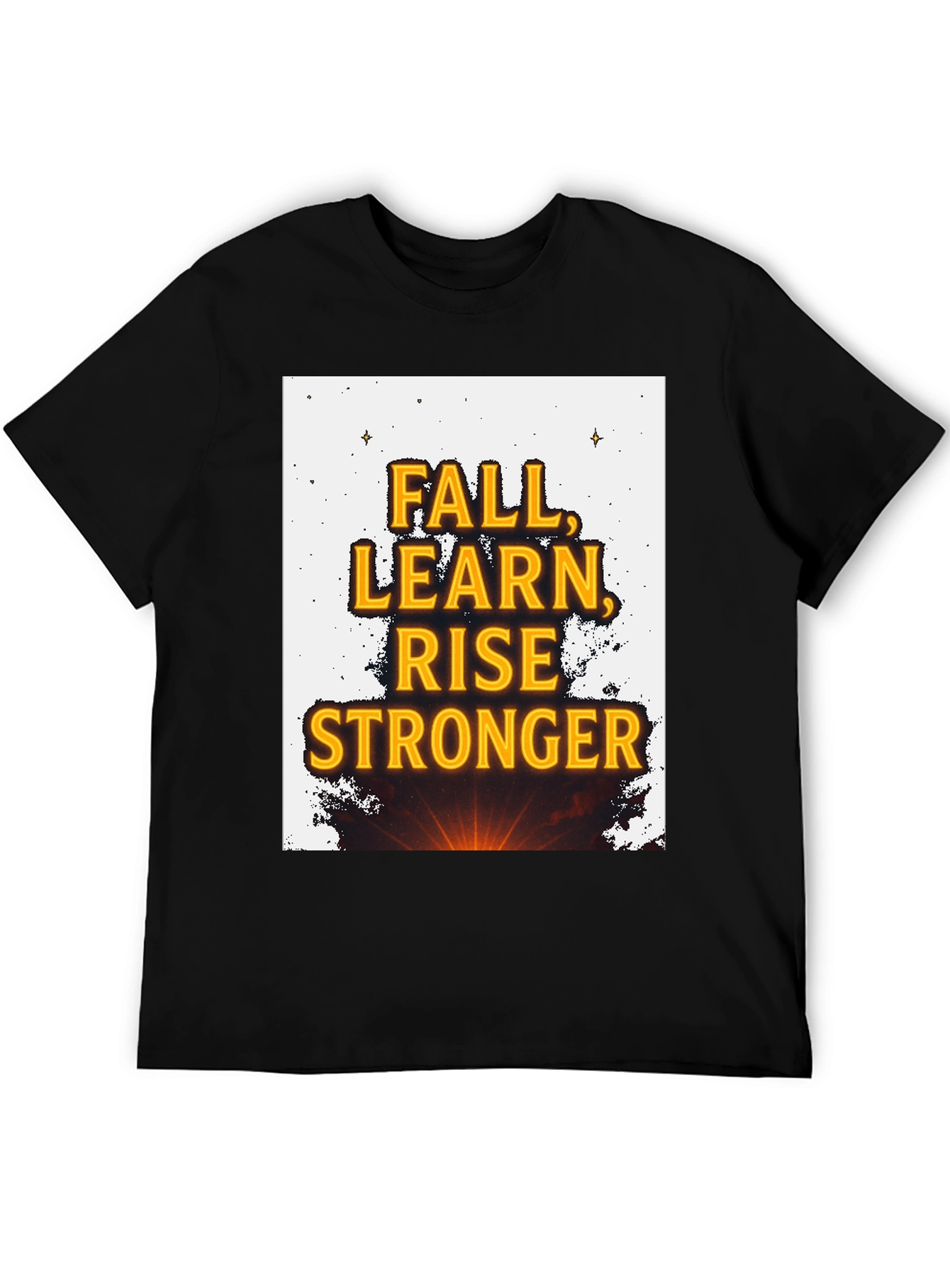 Motivational Fall Learn Rise Stronger T-Shirt