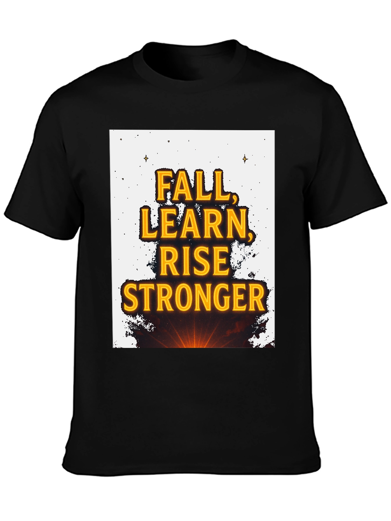 Motivational Fall Learn Rise Stronger T-Shirt