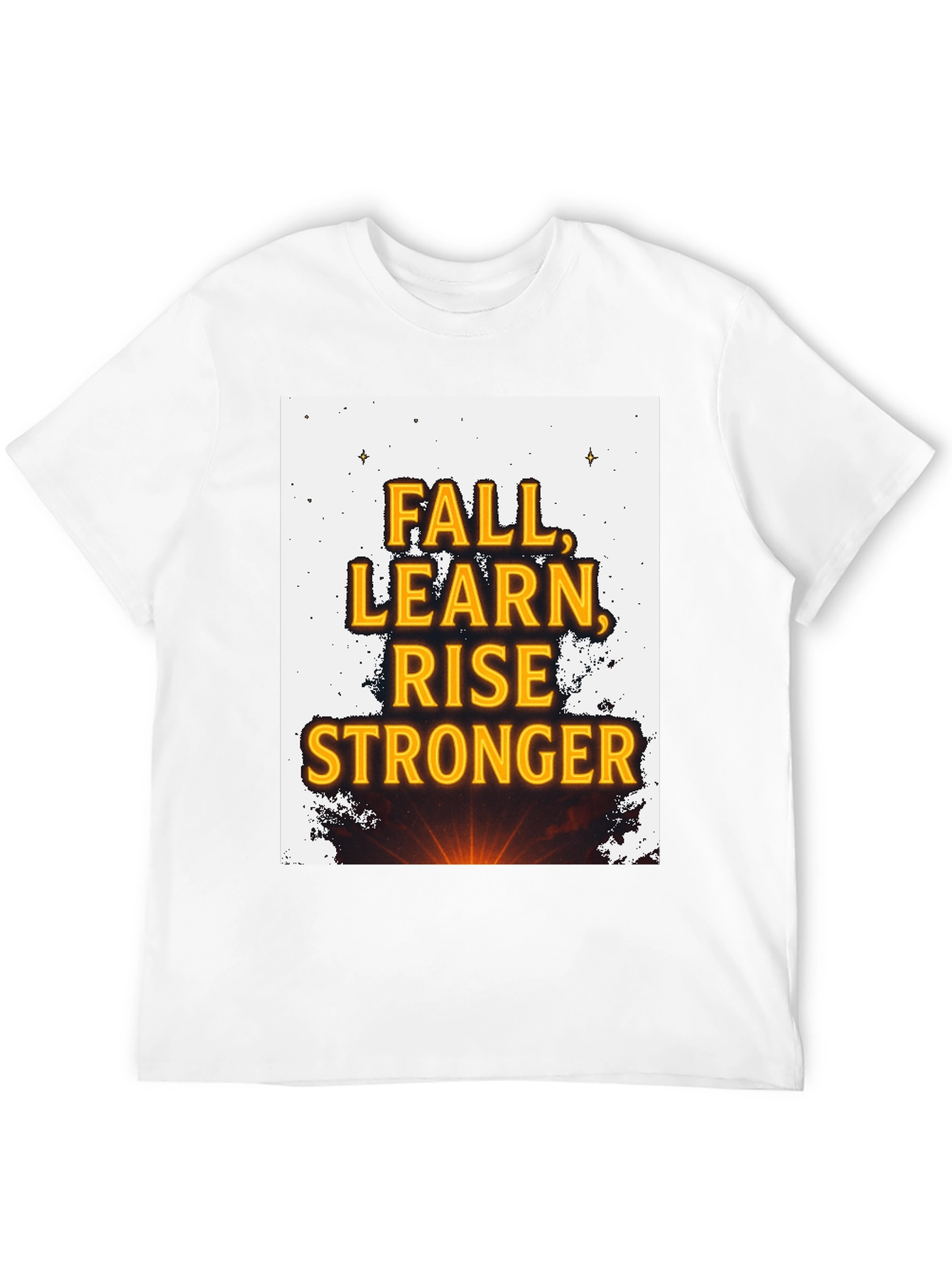 Motivational Fall Learn Rise Stronger T-Shirt