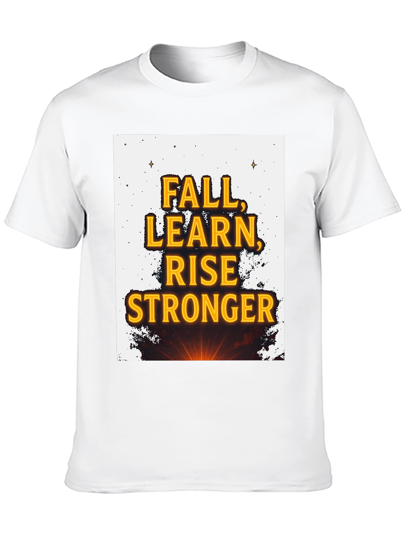 Motivational Fall Learn Rise Stronger T-Shirt