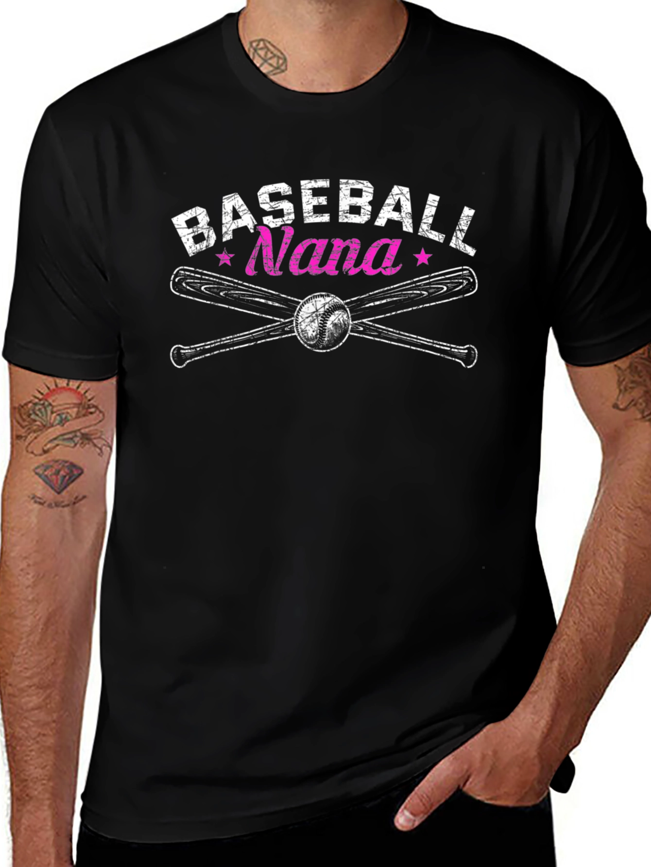 Baseball Nana Graphic T-Shirt