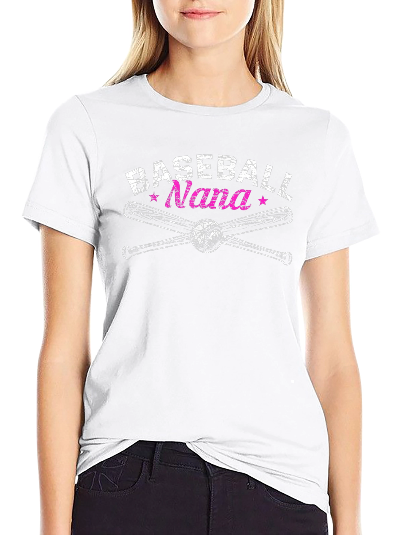 Baseball Nana Graphic T-Shirt