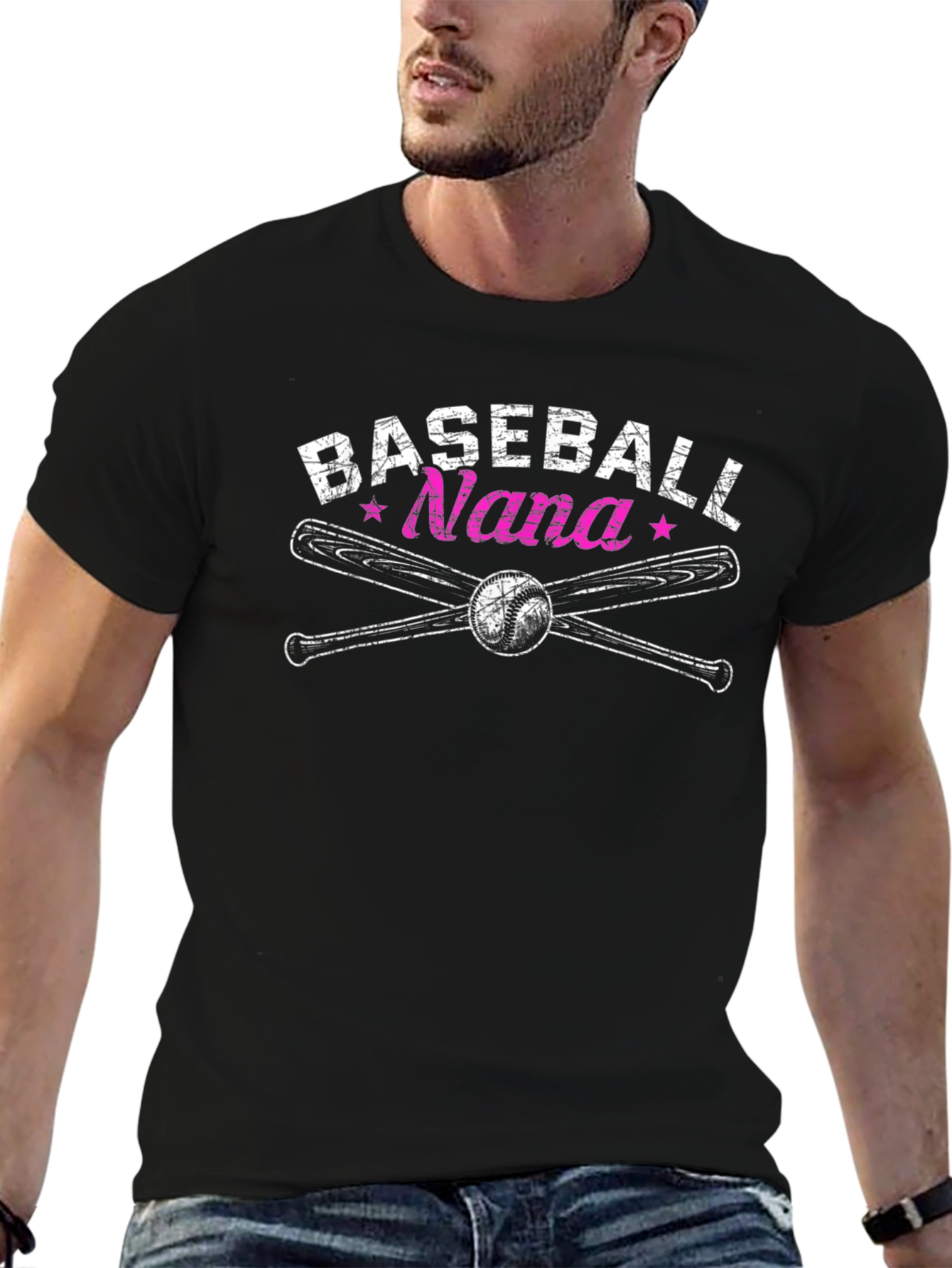 Baseball Nana Graphic T-Shirt