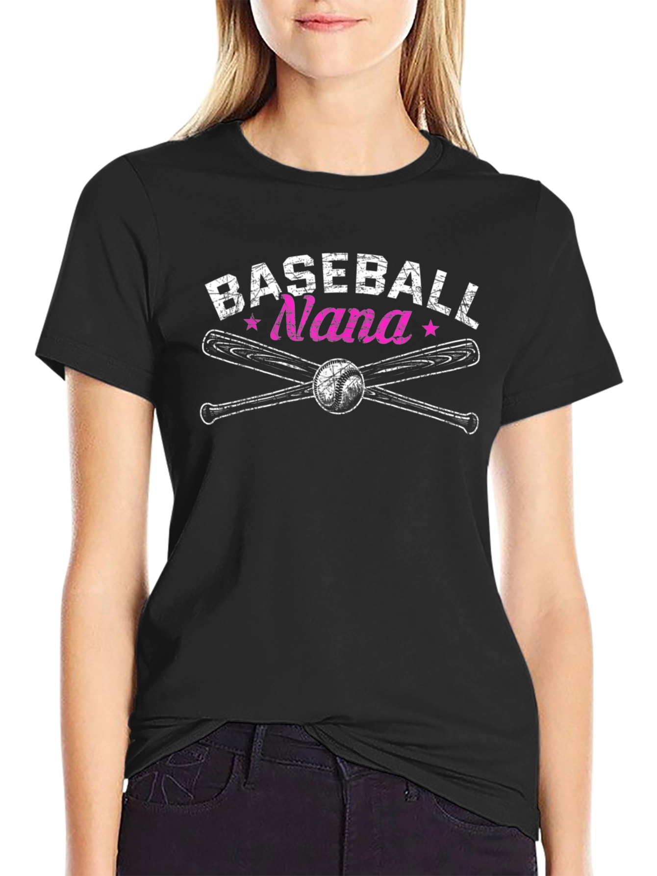 Baseball Nana Graphic T-Shirt