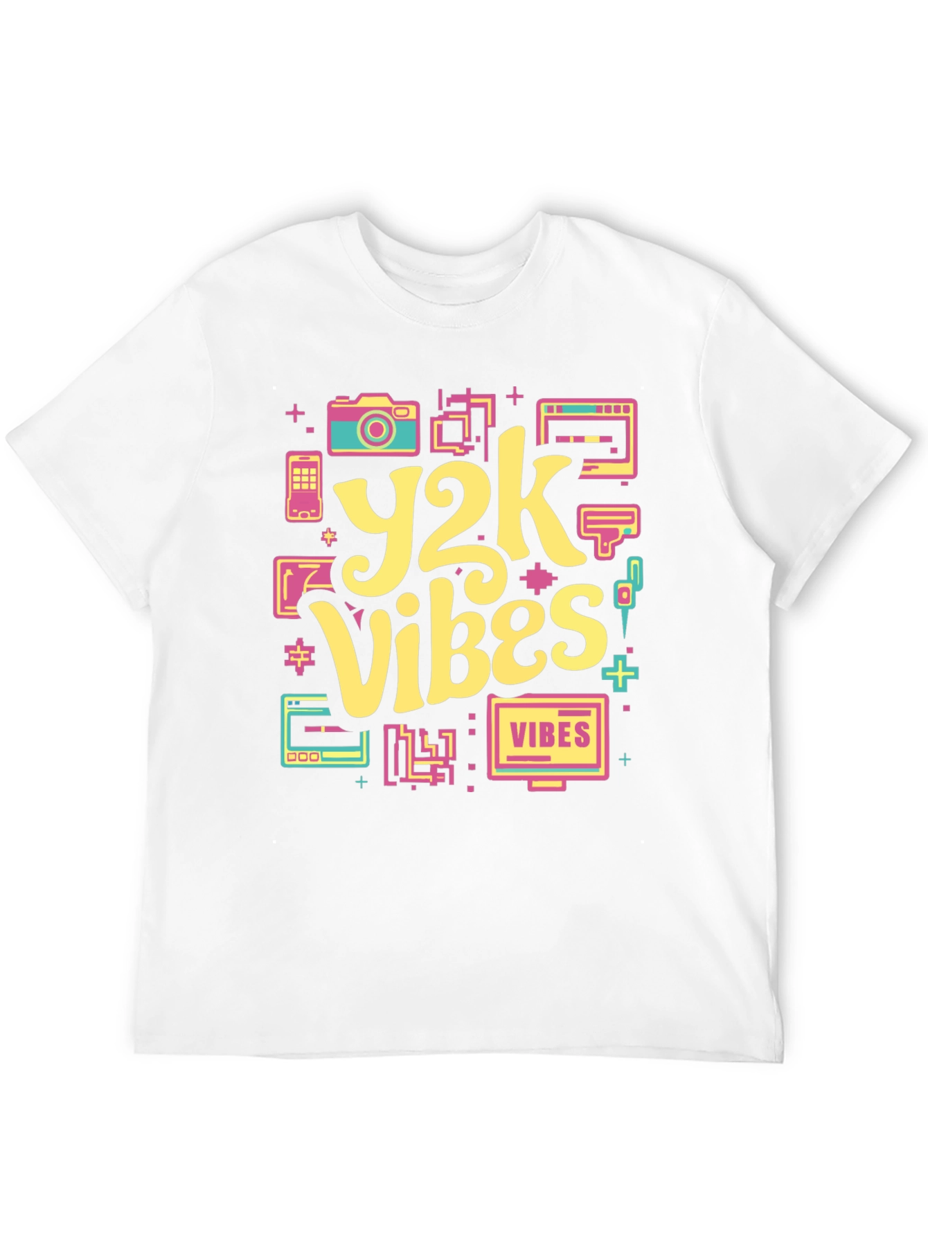 Y2K Vibes Graphic T-Shirt - Retro Style