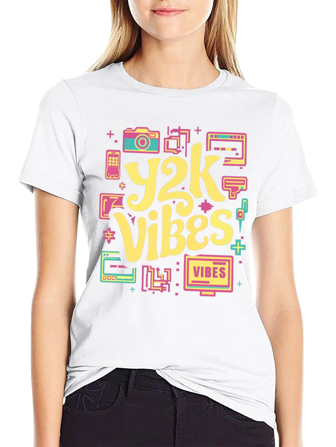 Y2K Vibes Graphic T-Shirt - Retro Style