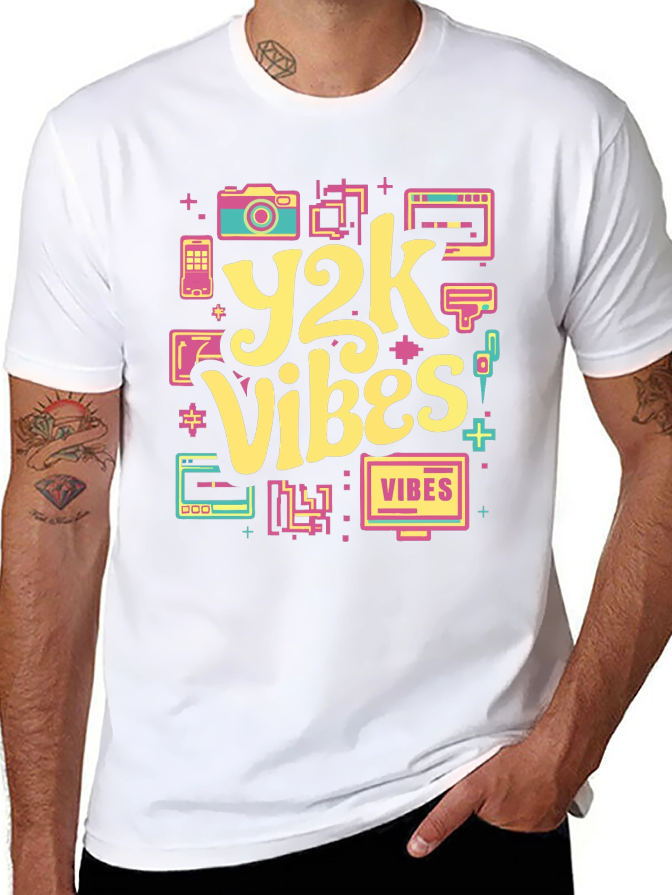 Y2K Vibes Graphic T-Shirt - Retro Style
