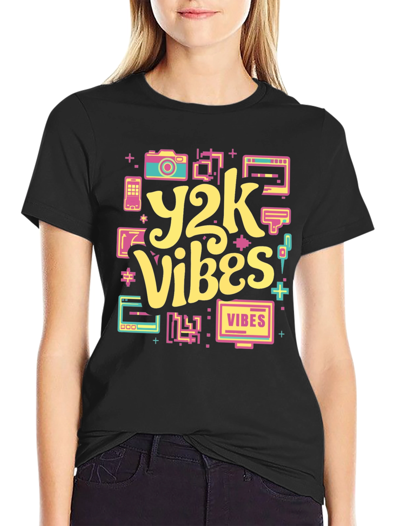 Y2K Vibes Graphic T-Shirt - Retro Style