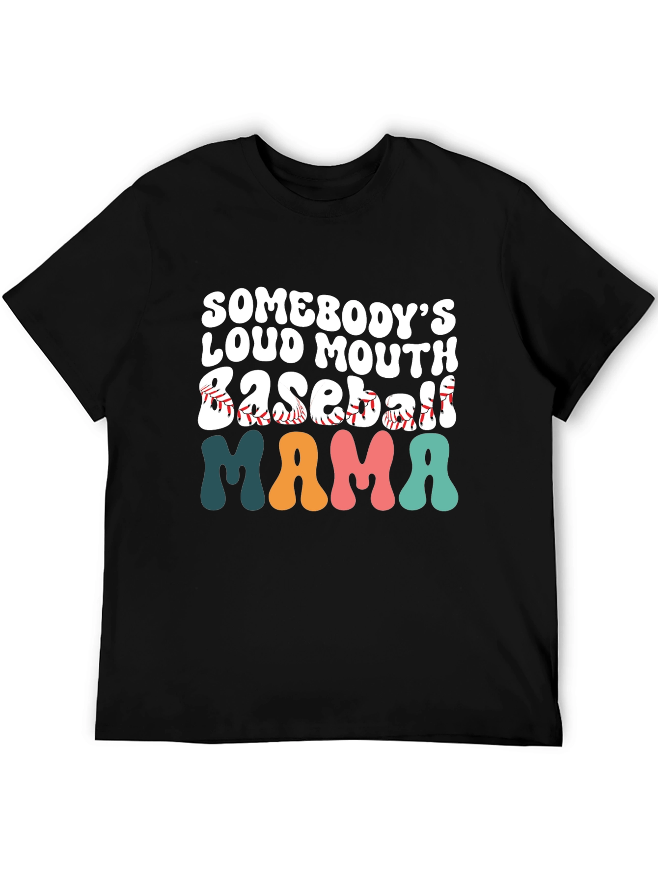 Baseball Mama Graphic T-Shirt
