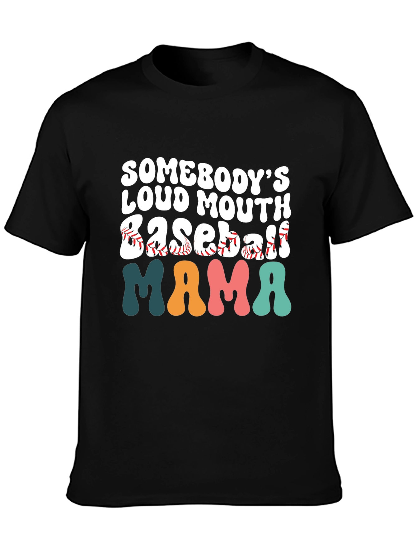 Baseball Mama Graphic T-Shirt