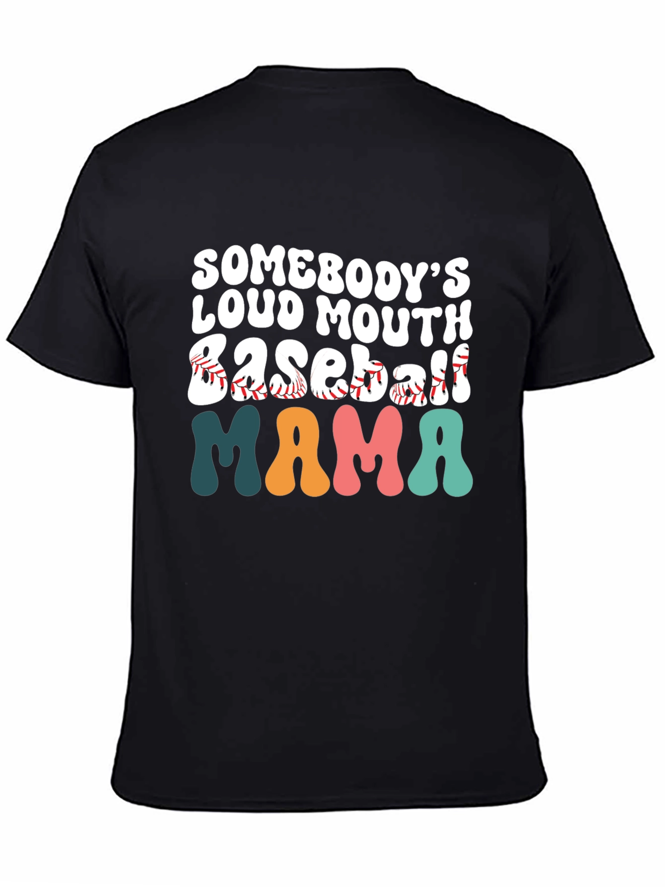 Baseball Mama Graphic T-Shirt