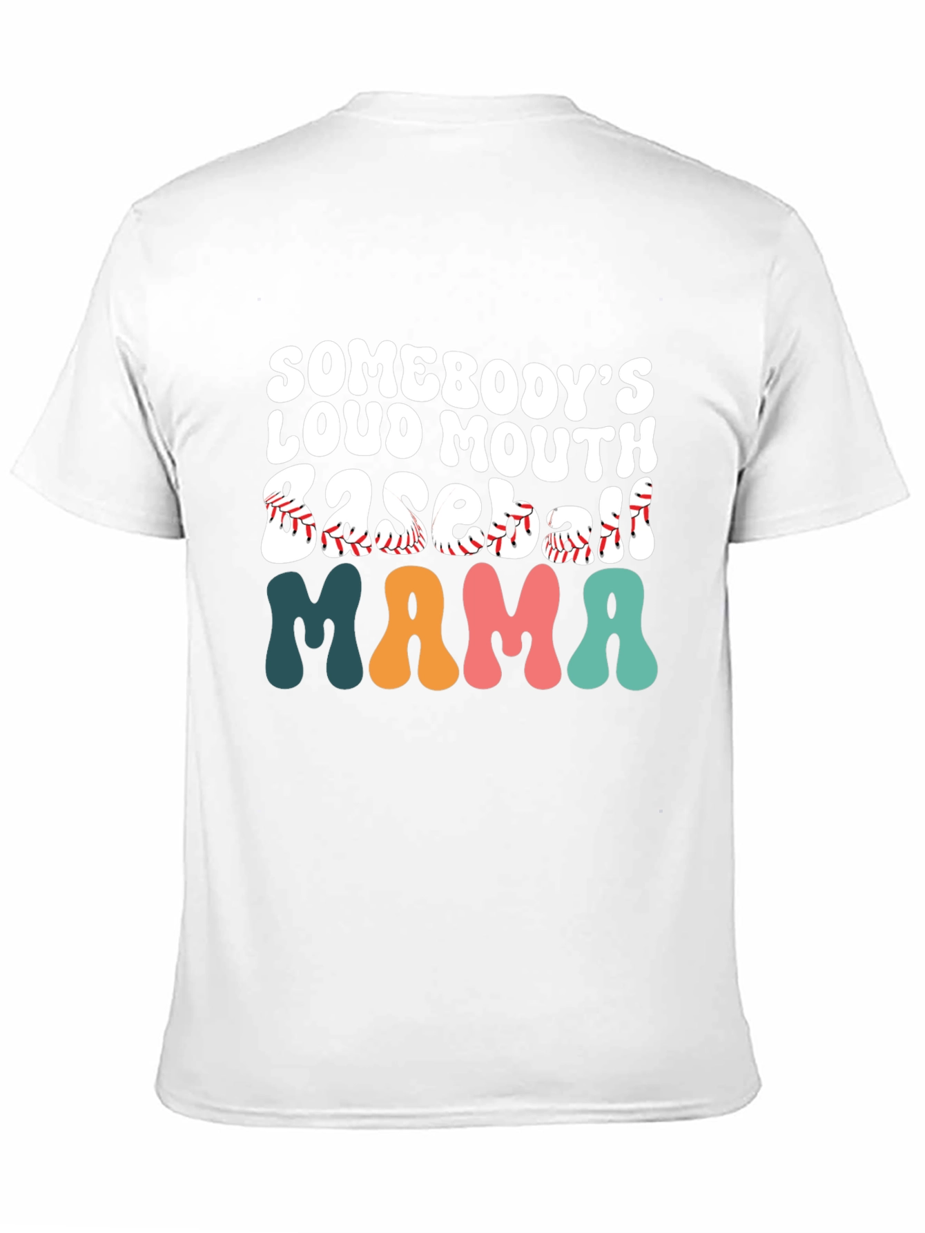 Baseball Mama Graphic T-Shirt