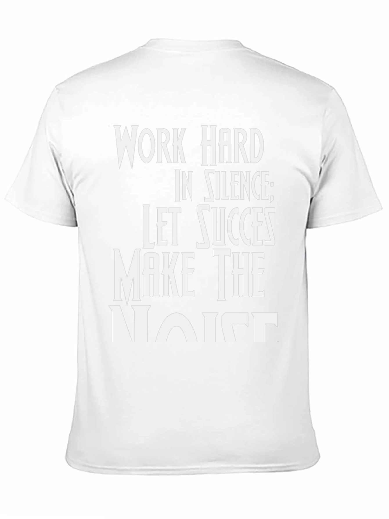 Motivational Work Hard Black T-Shirt