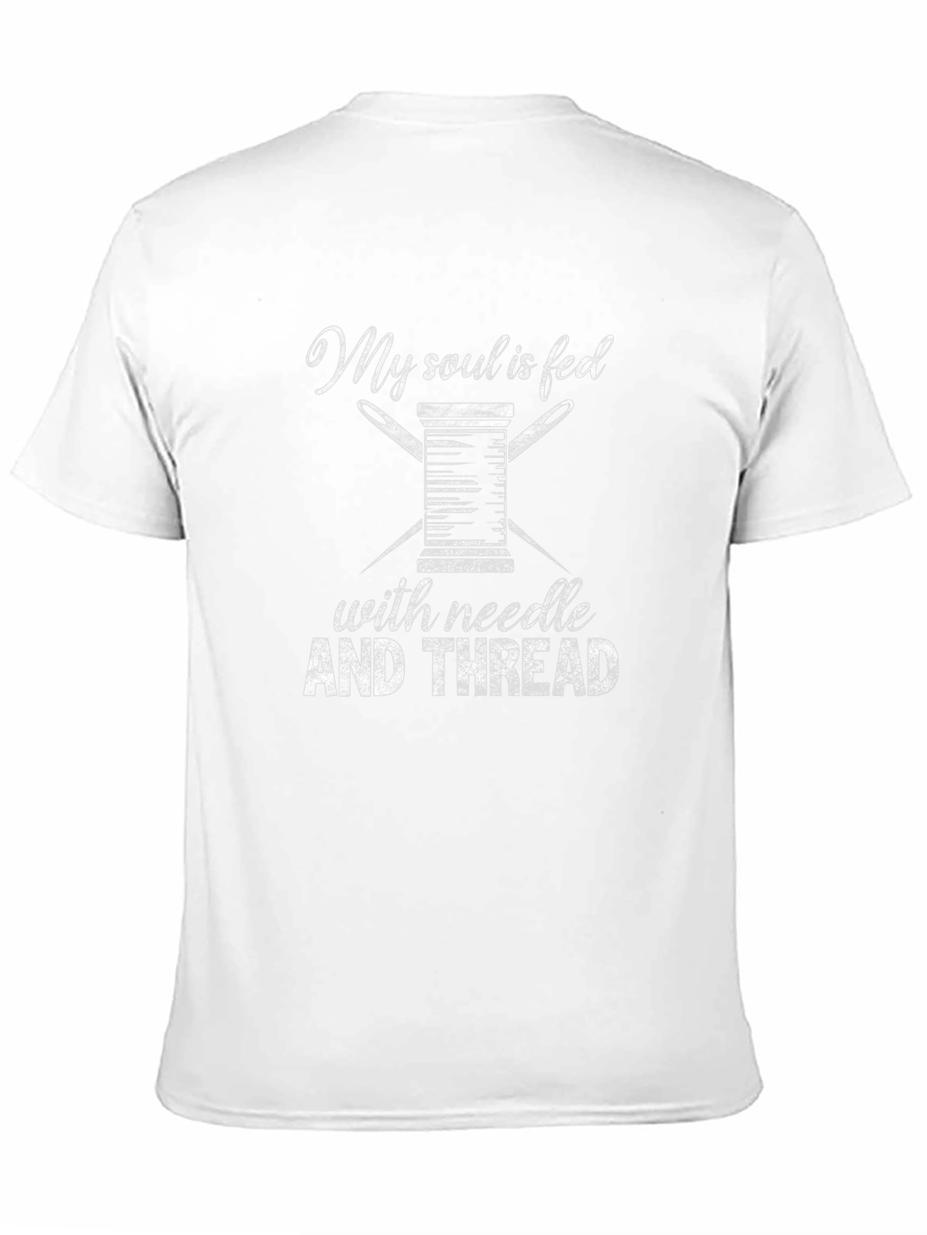 My Soul is Fed Needle and Thread Black T-shirt