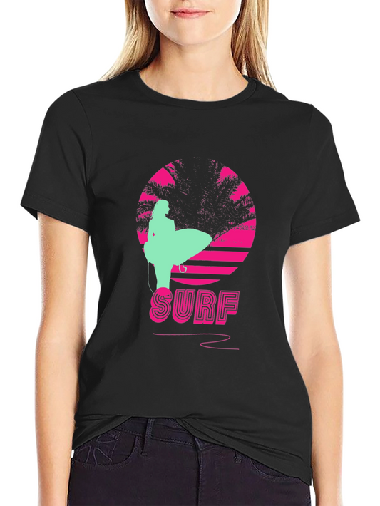 Retro Surf T-Shirt - Vintage 80s Style