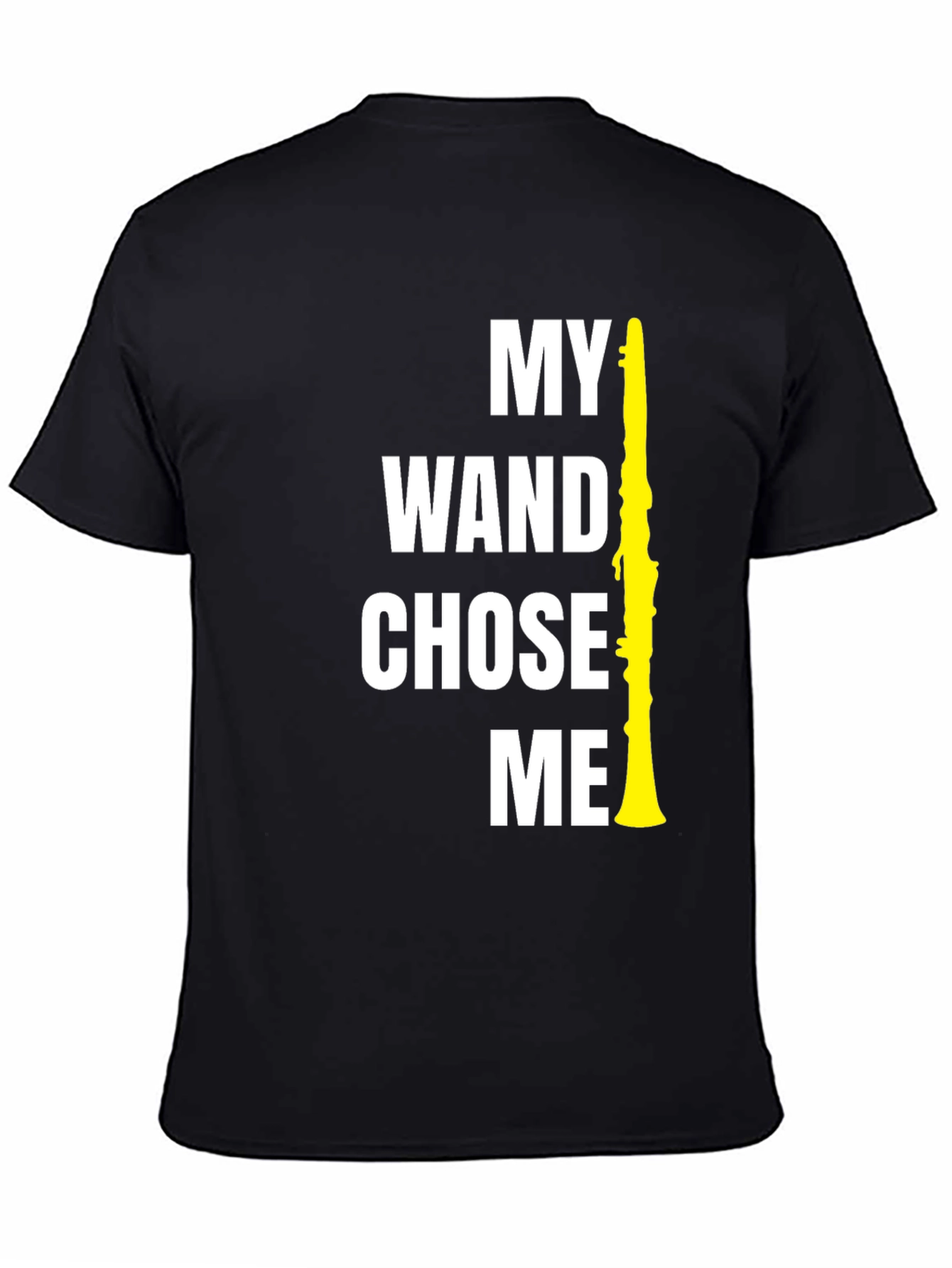 My Wand Chose Me Funny Clarinet Player T-Shirt
