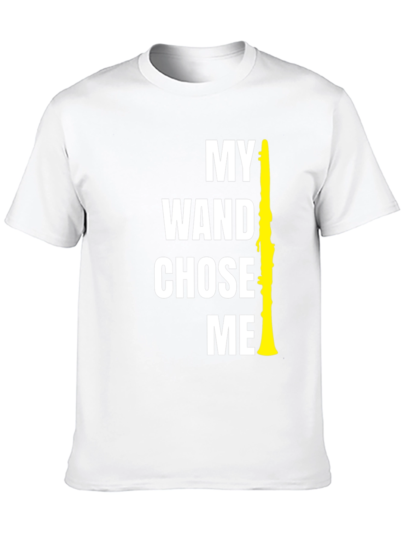 My Wand Chose Me Funny Clarinet Player T-Shirt