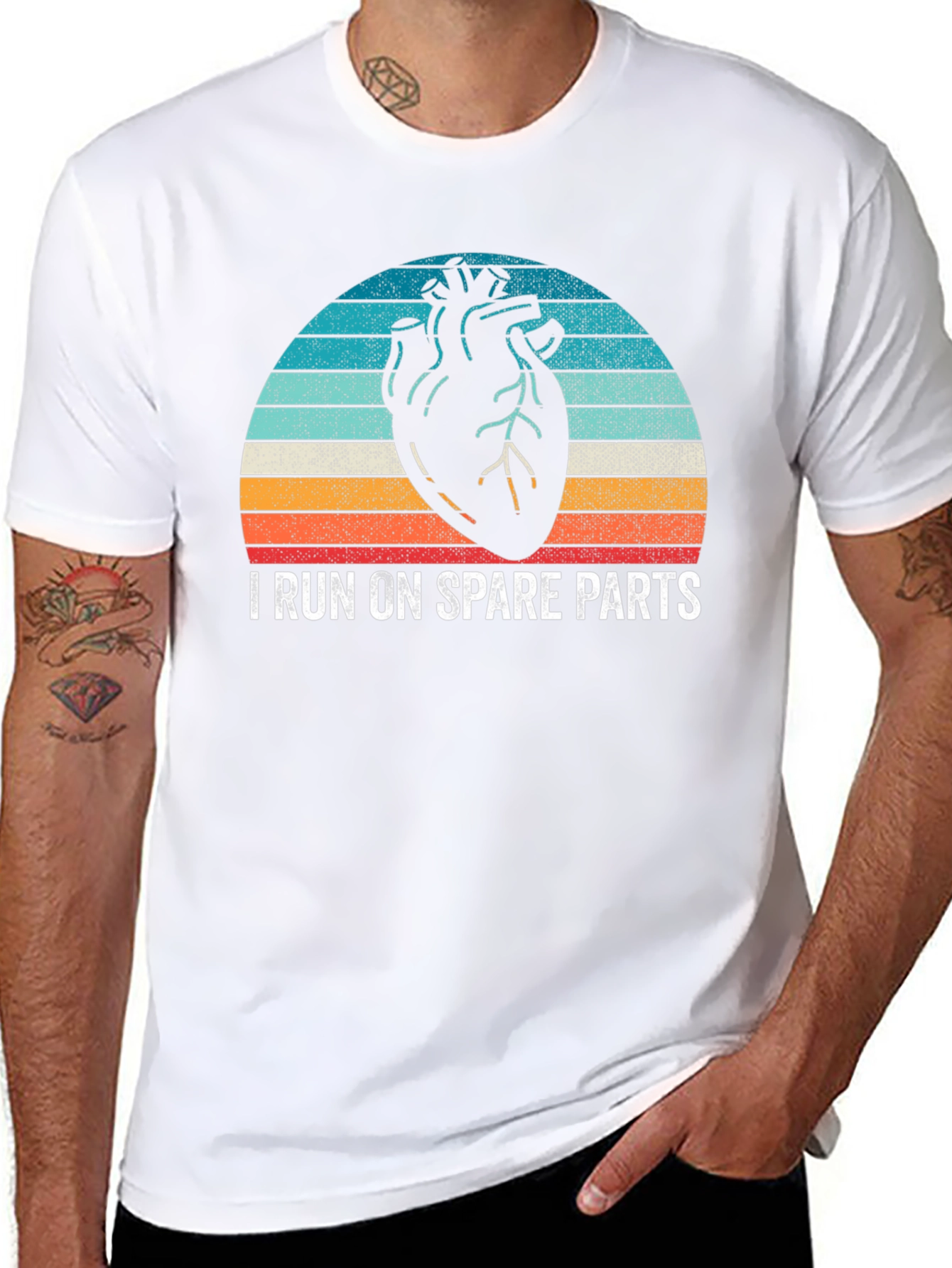 I Run On Spare Parts Graphic T-Shirt