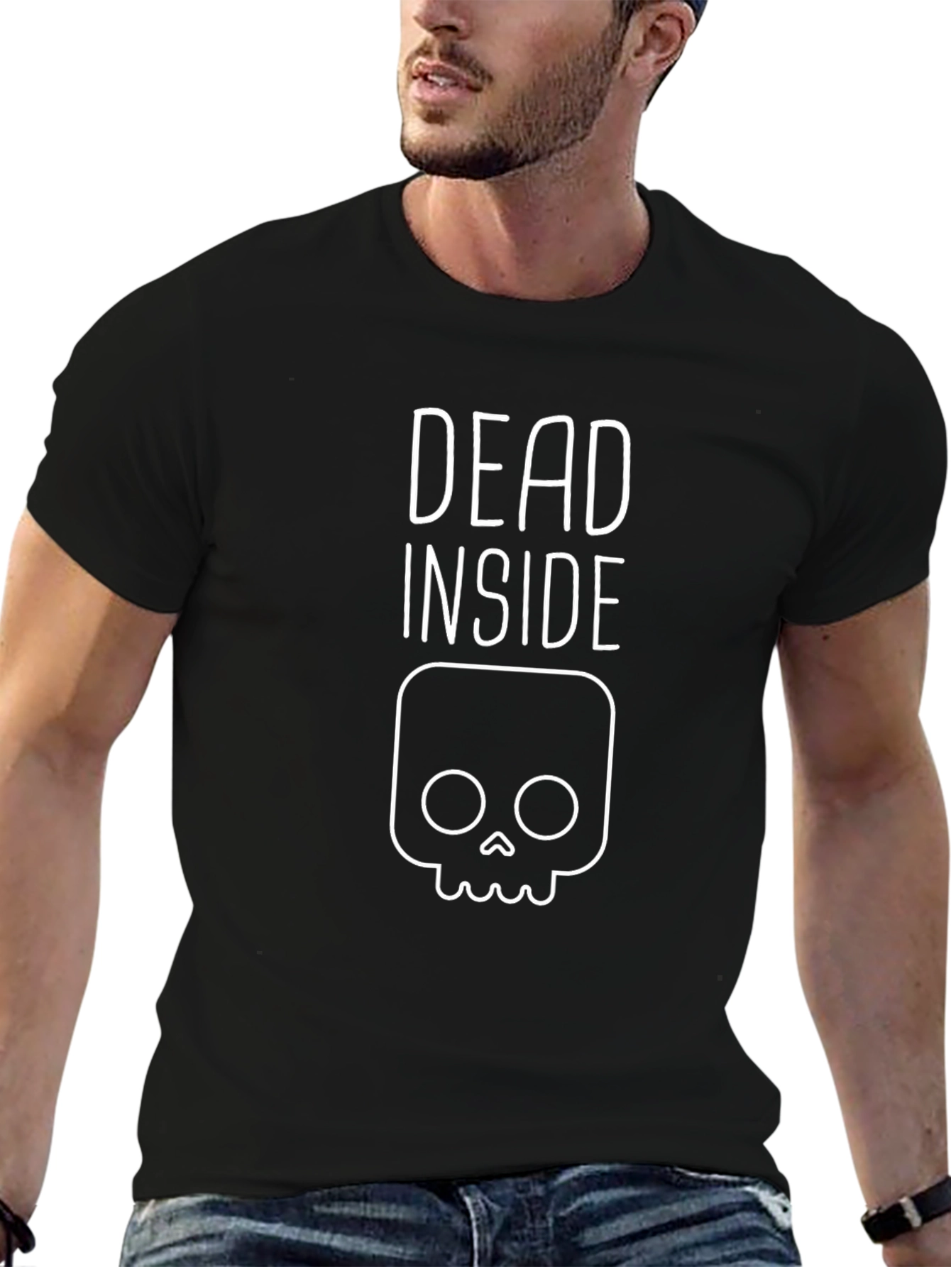 Dead Inside Graphic Tee - Unisex Black T-Shirt