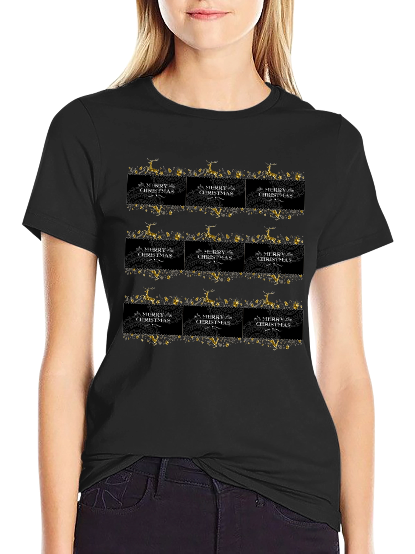 Festive Christmas Pattern T-Shirt