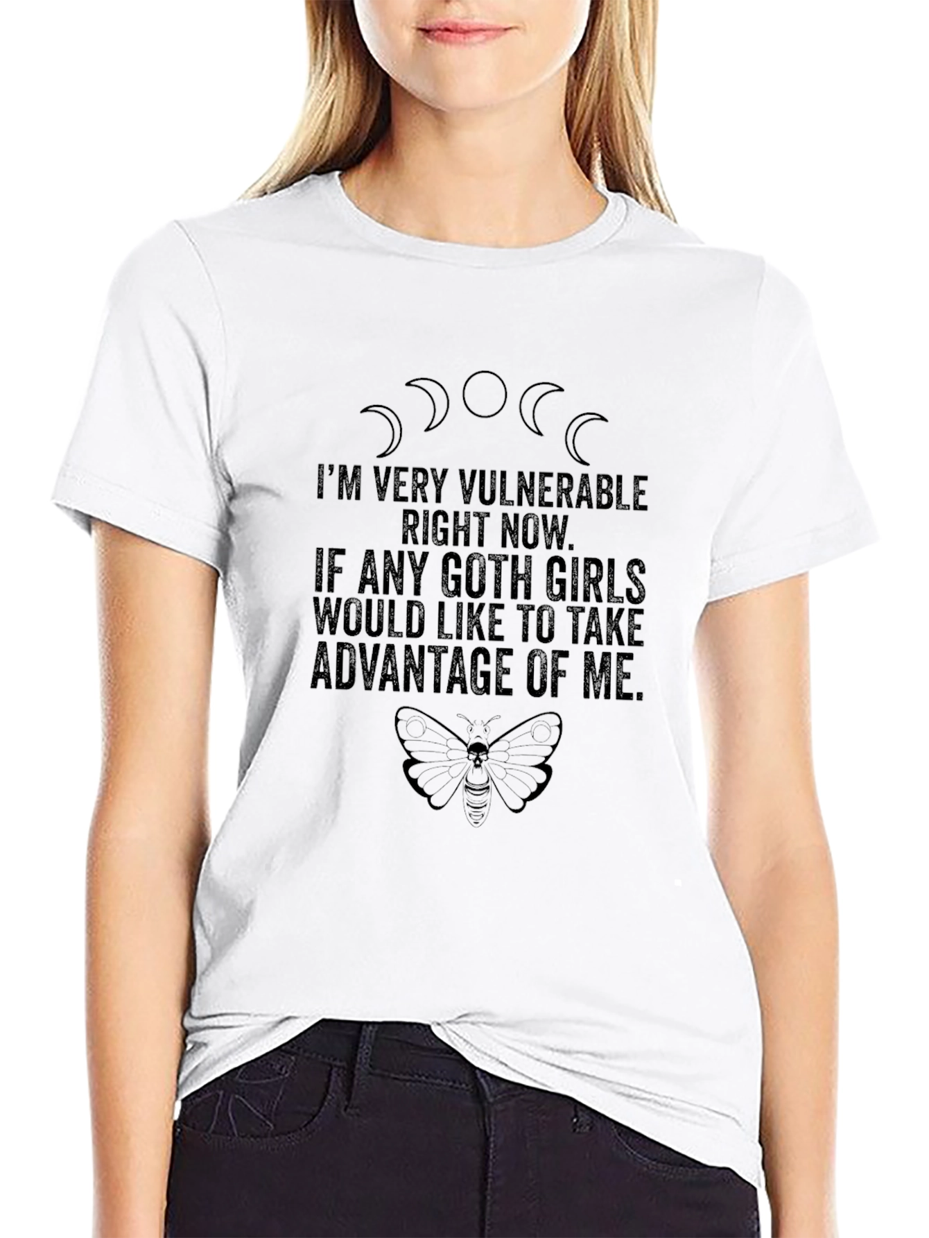 Vulnerable Goth Girls Graphic Tee