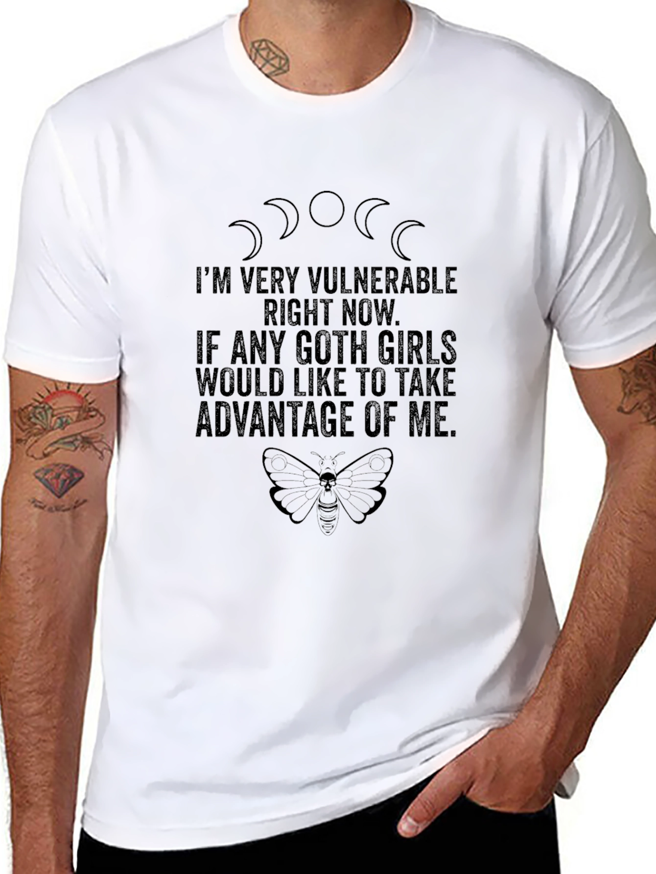 Vulnerable Goth Girls Graphic Tee