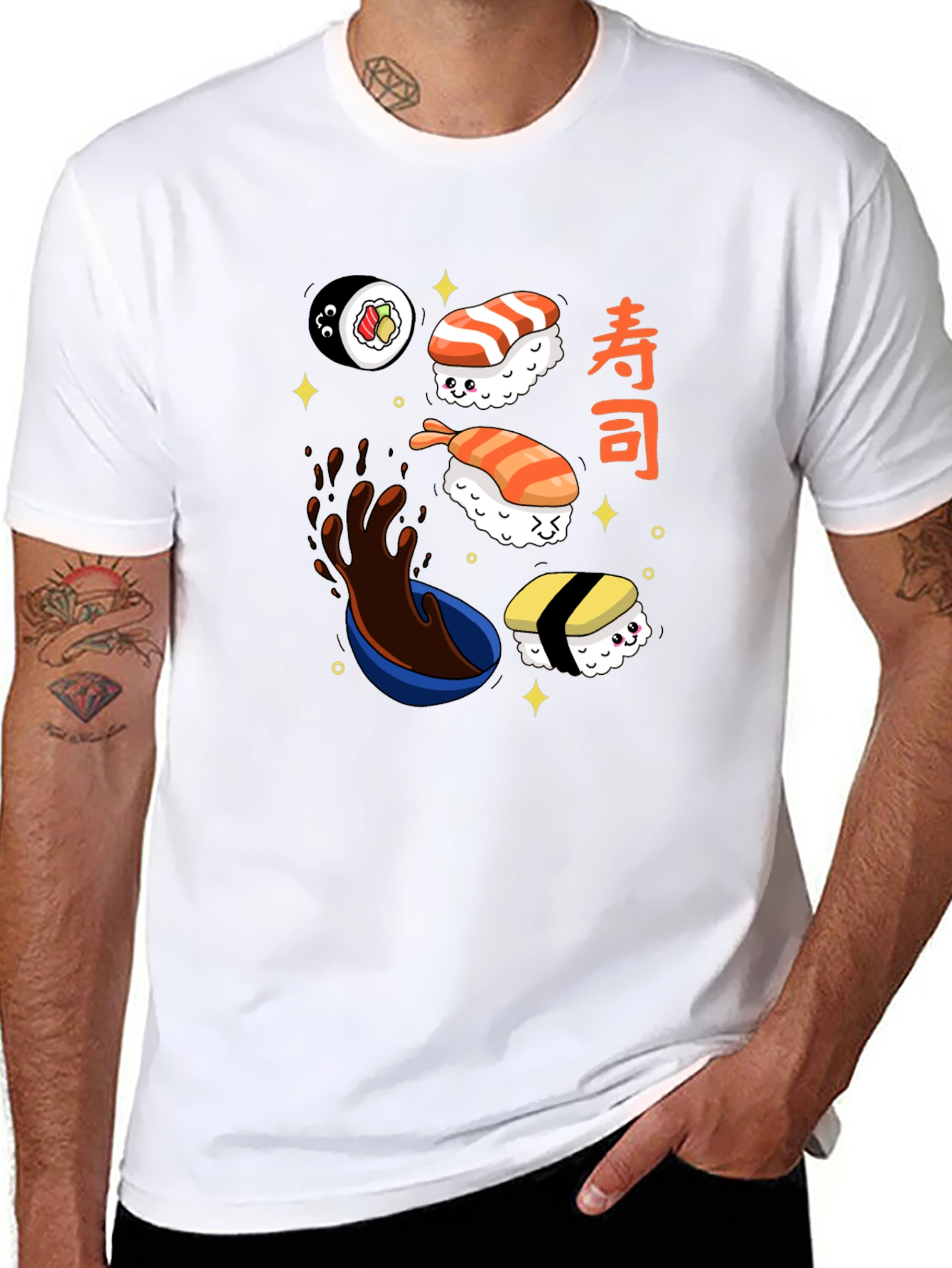Sushi Lovers T-Shirt - Kawaii Style!