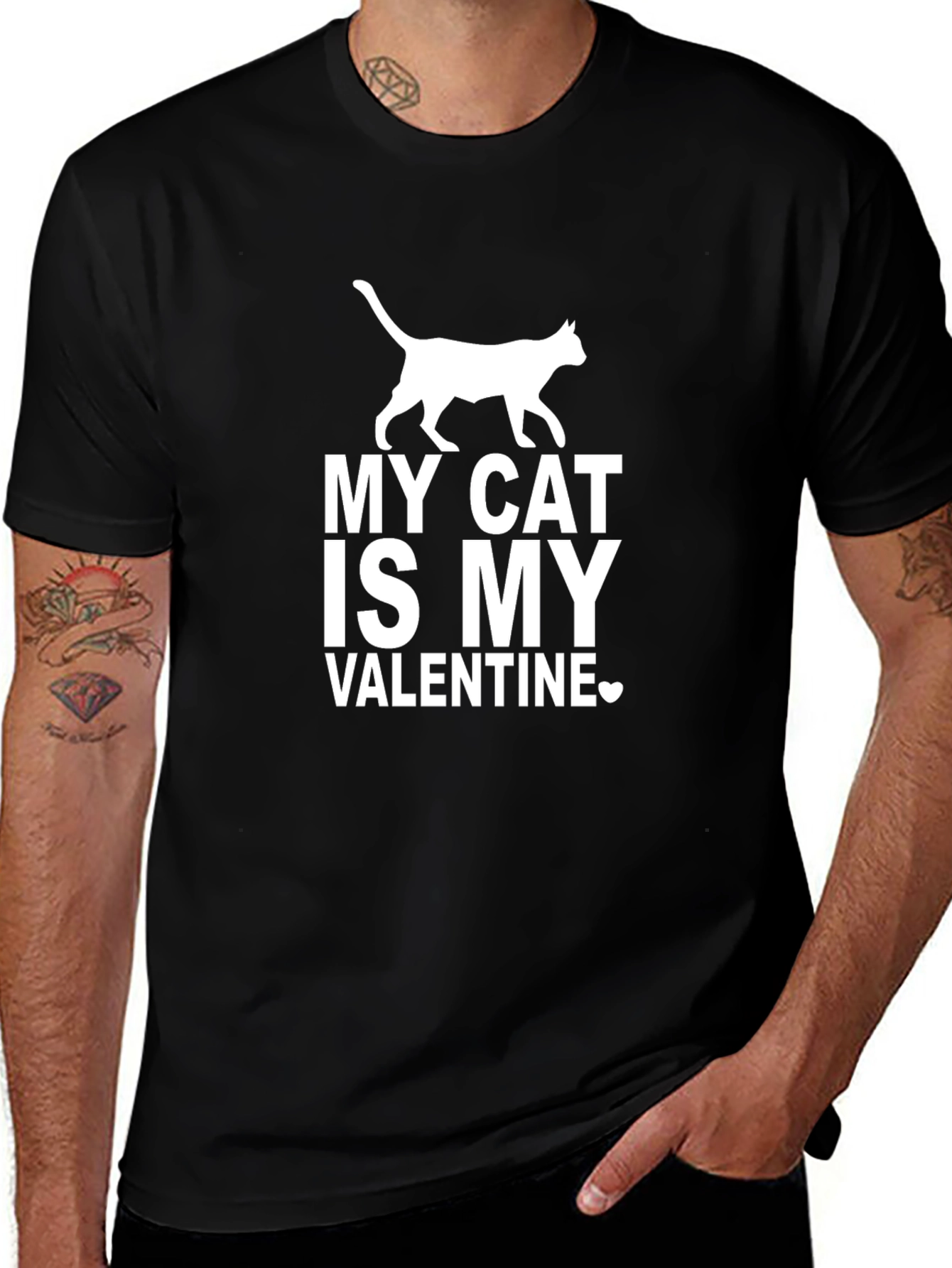 My Cat Is My Valentine T-Shirt