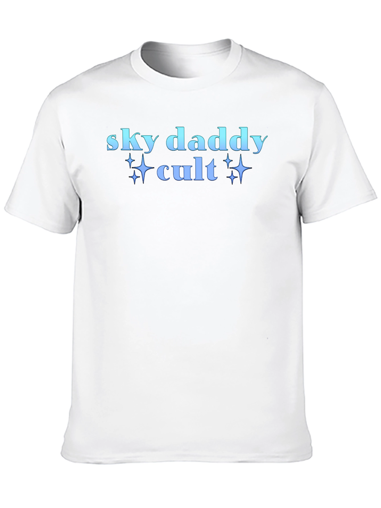 Sky Daddy Cult Graphic T-Shirt Black