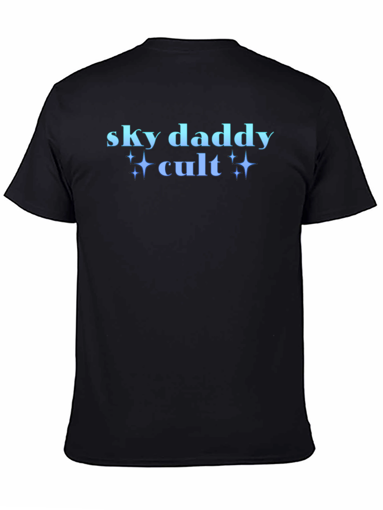Sky Daddy Cult Graphic T-Shirt Black