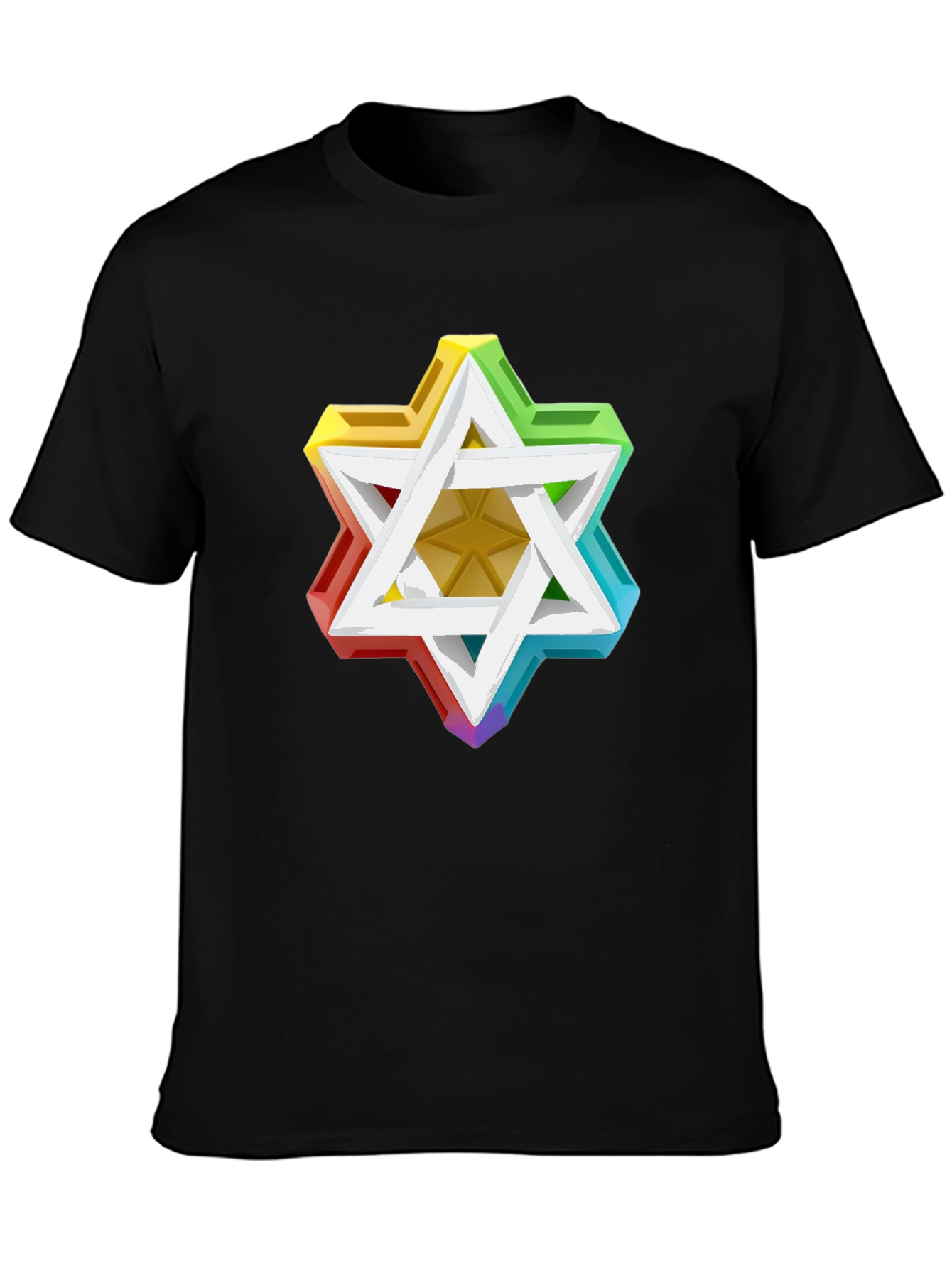 Rainbow Star Graphic T-Shirt
