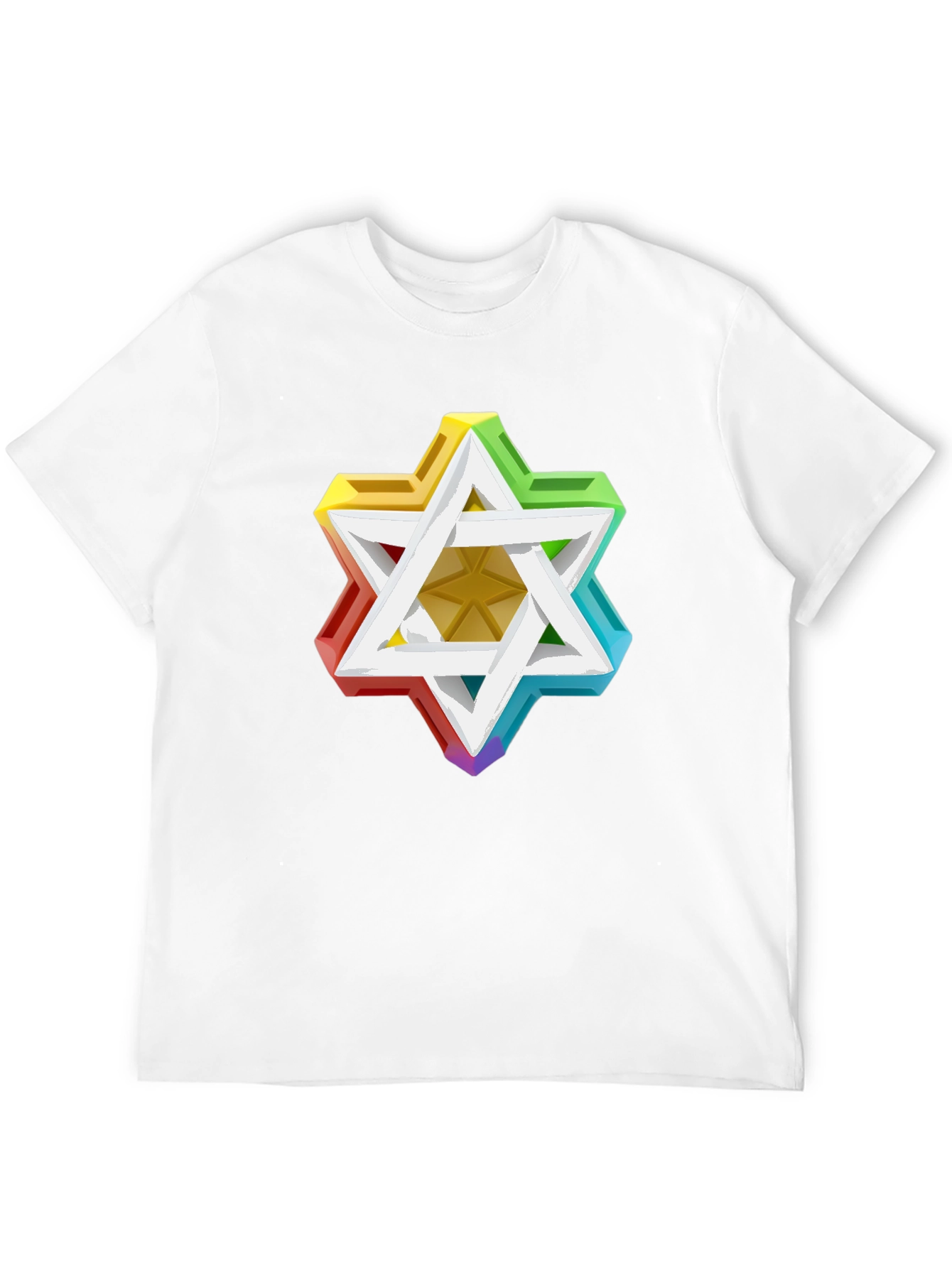 Rainbow Star Graphic T-Shirt