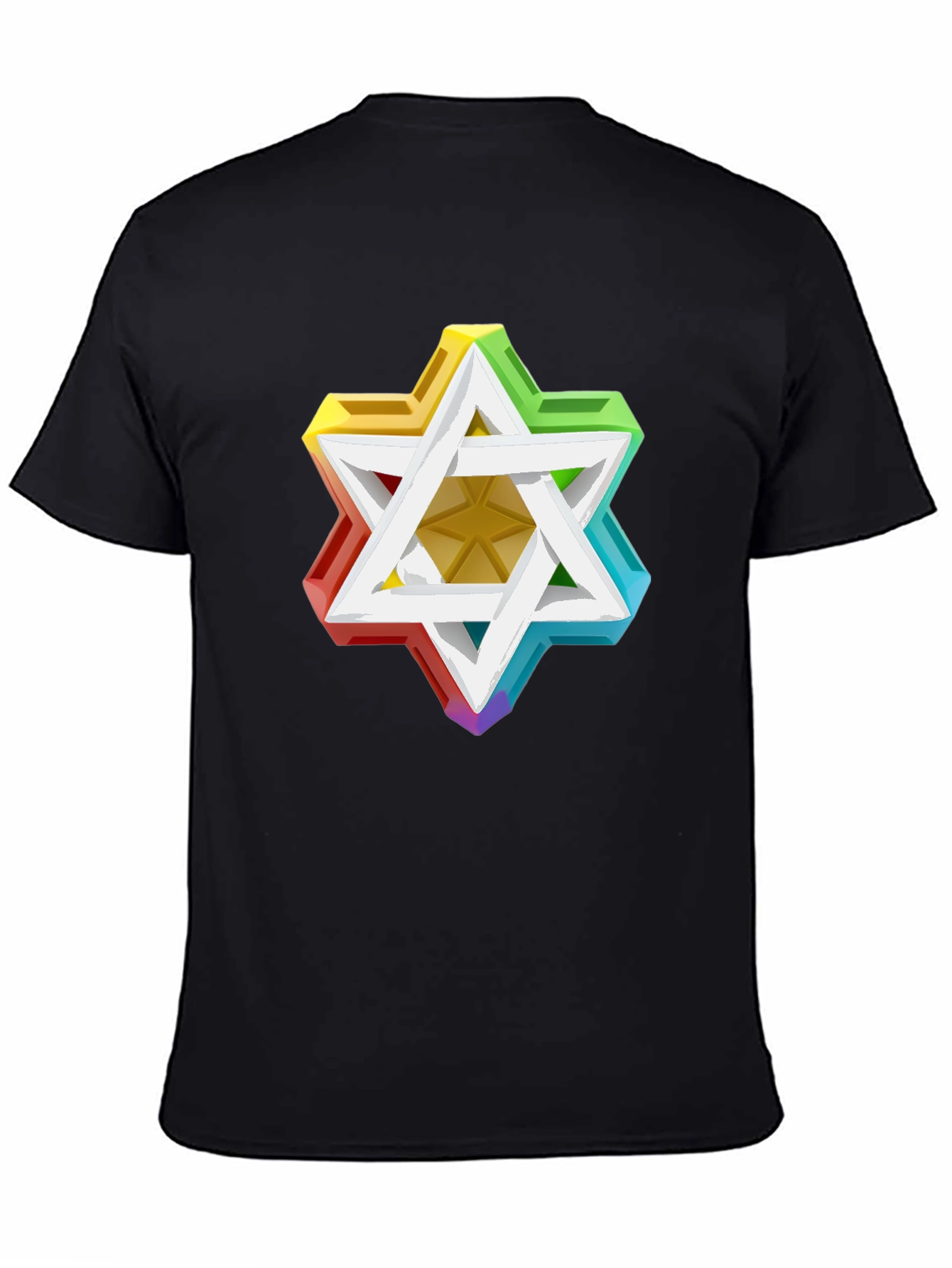 Rainbow Star Graphic T-Shirt